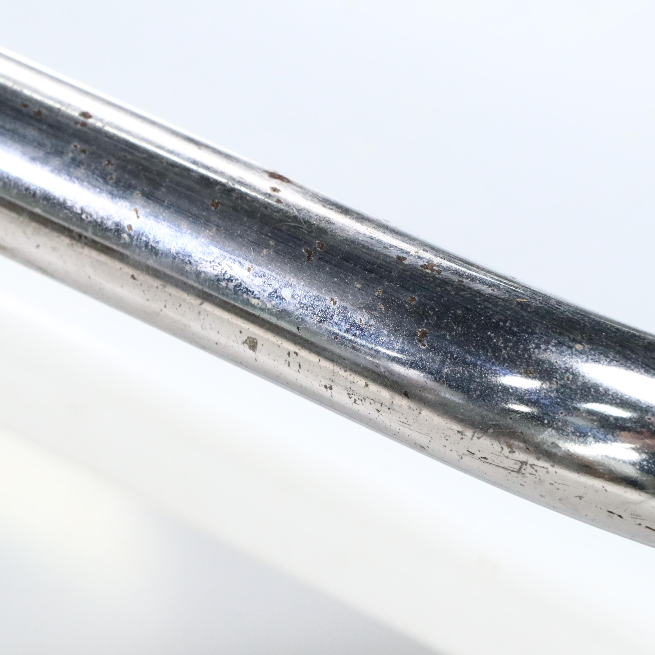 Vintage Cosco Enameled Metal and Tube Frame Rolling Cart