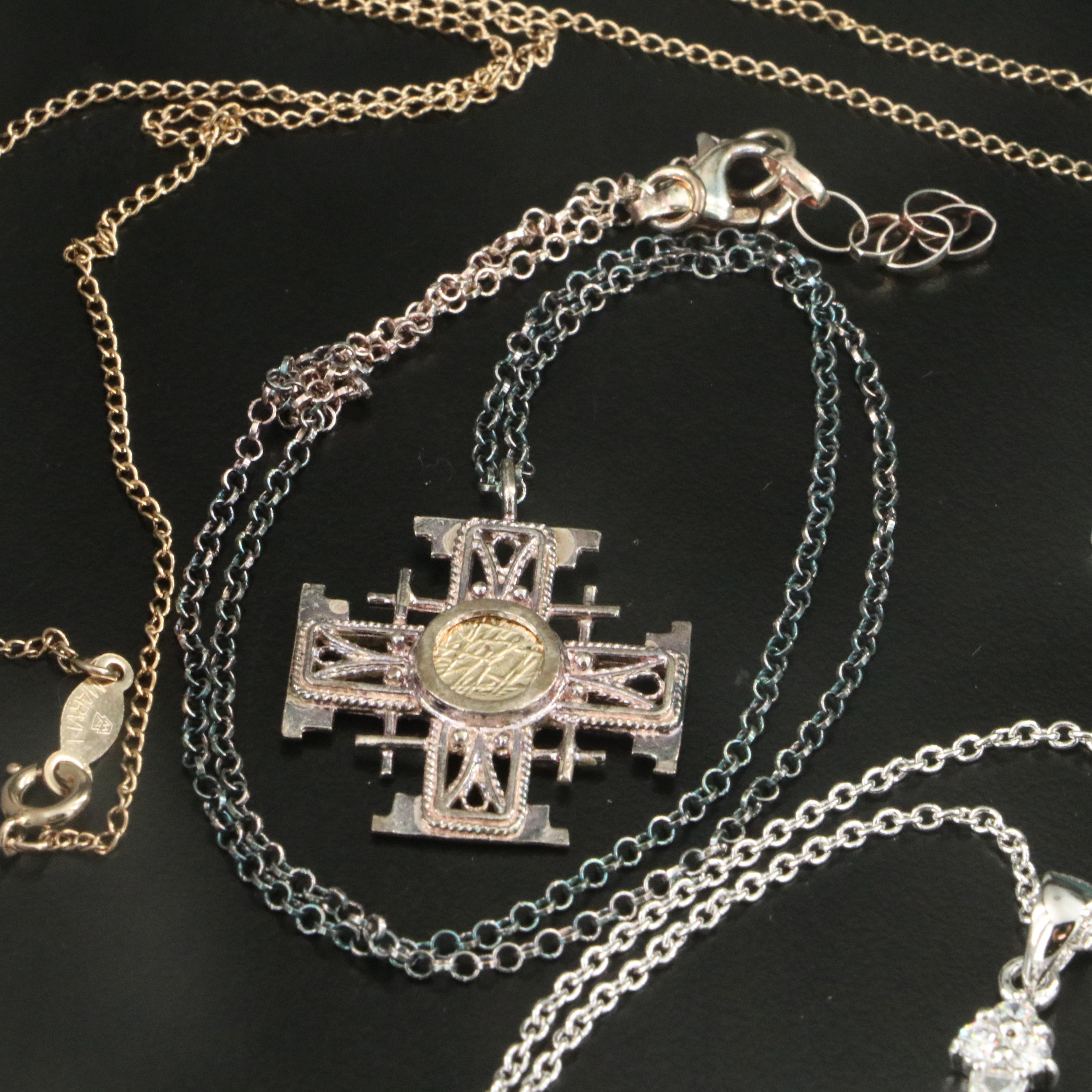 The Vatican Library Collection and Sterling ft. in Cross Necklaces and Rosaries