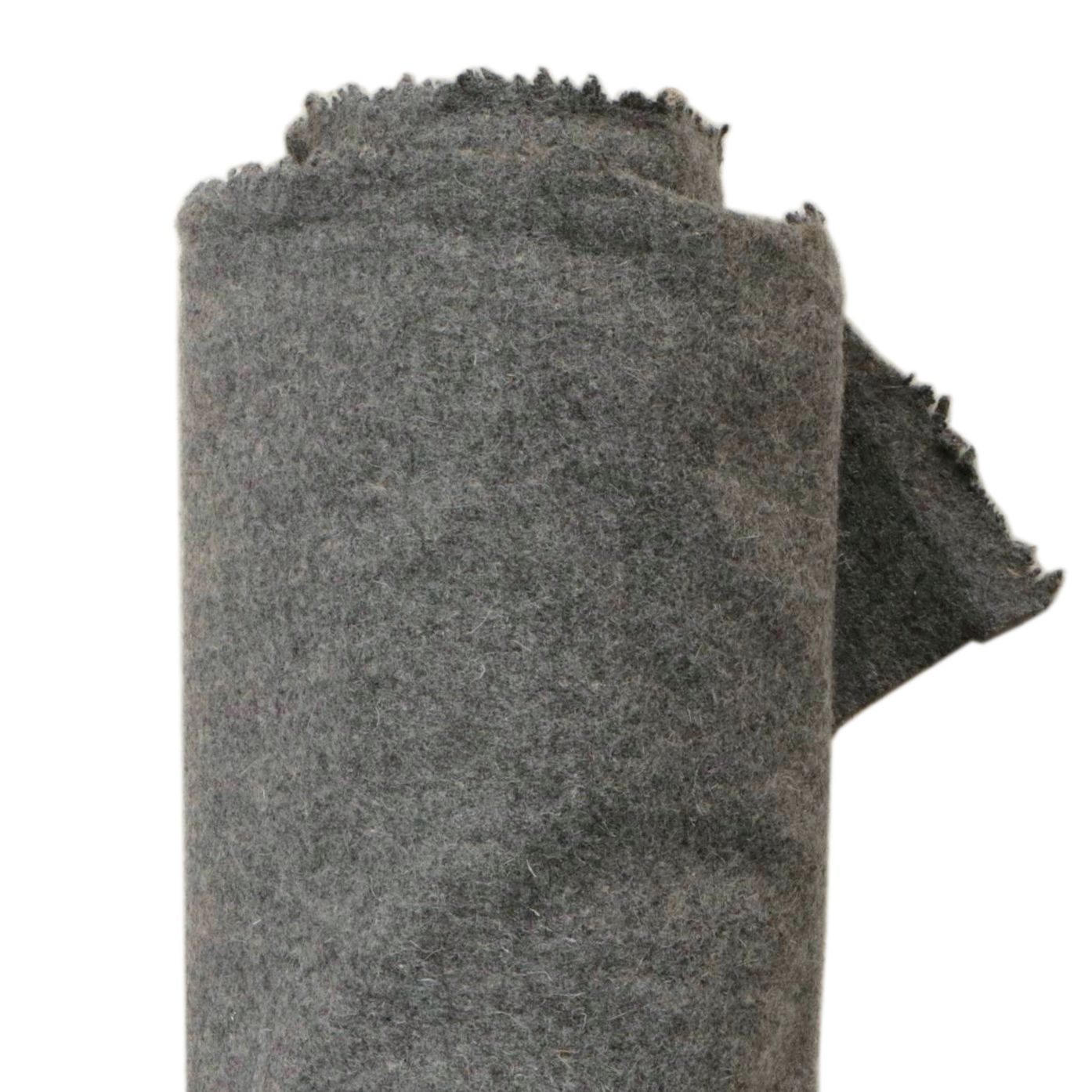 Sheer Gray Ombre and Felt Style Dark Gray Fabric Bolts