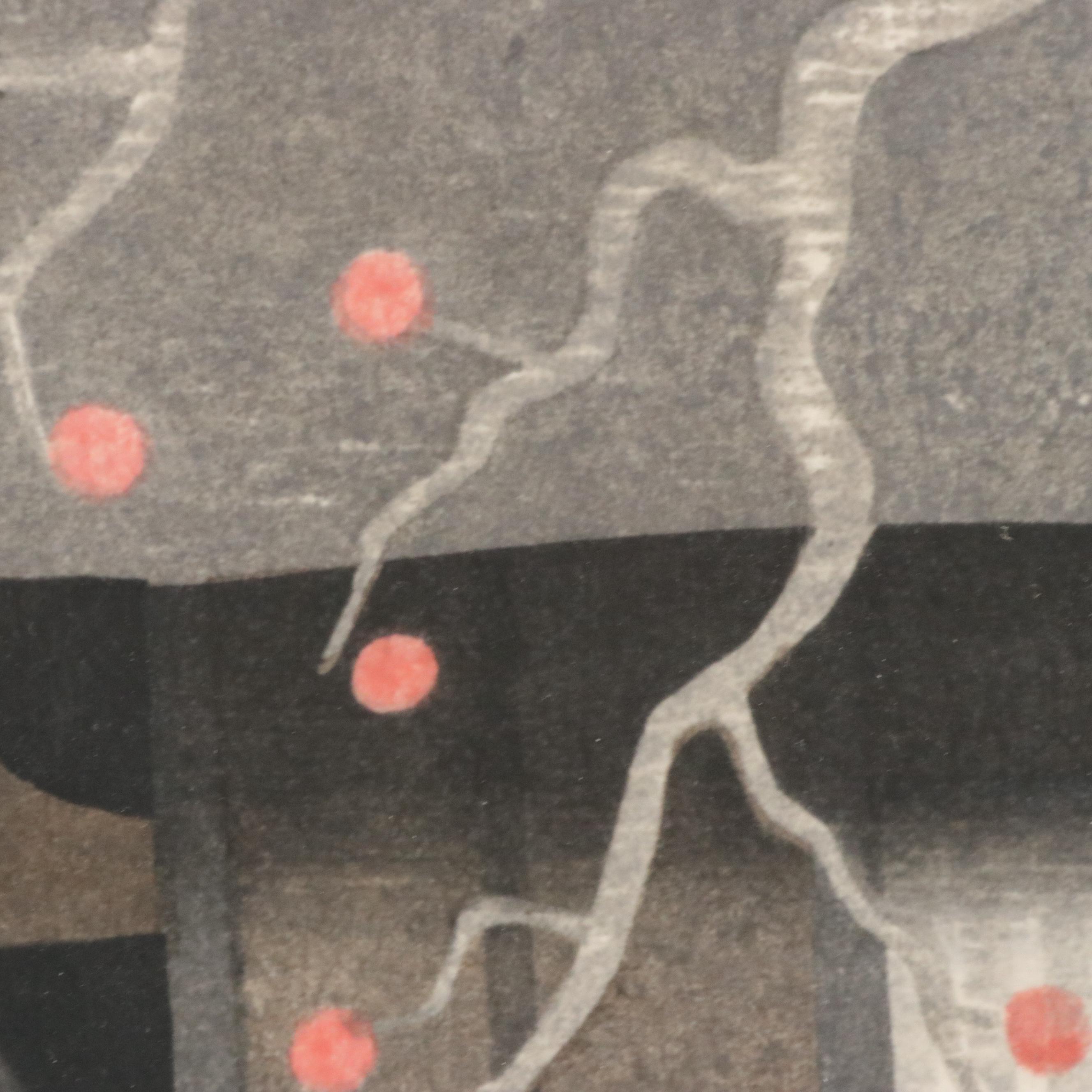 Saitō Kiyoshi Woodblock "Persimmon Tree in Aizu"