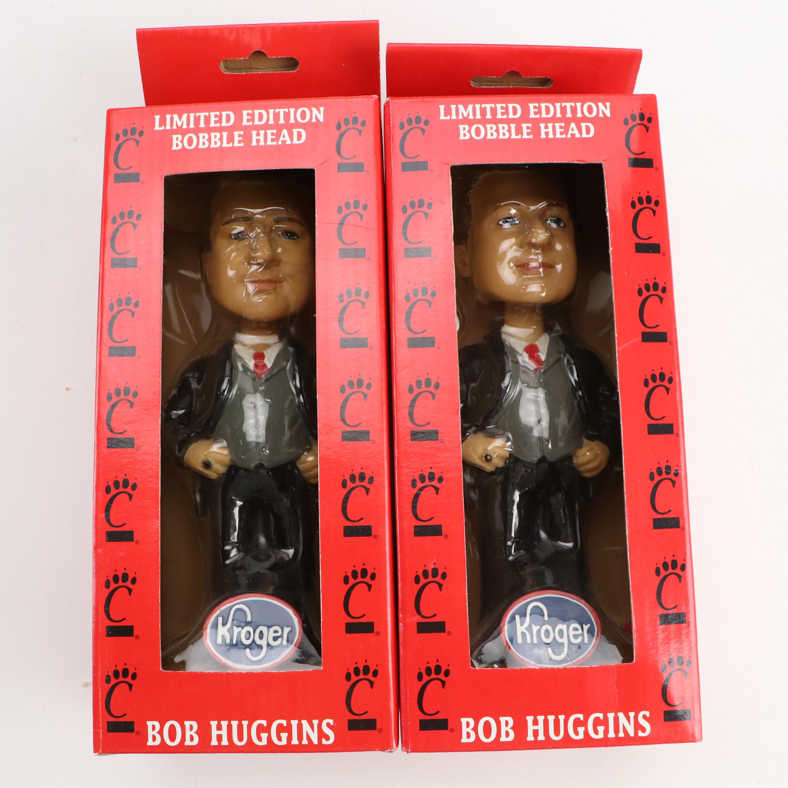 Marty Brennaman Signed Bobblehead with Bob Huggins Bobblehead and More