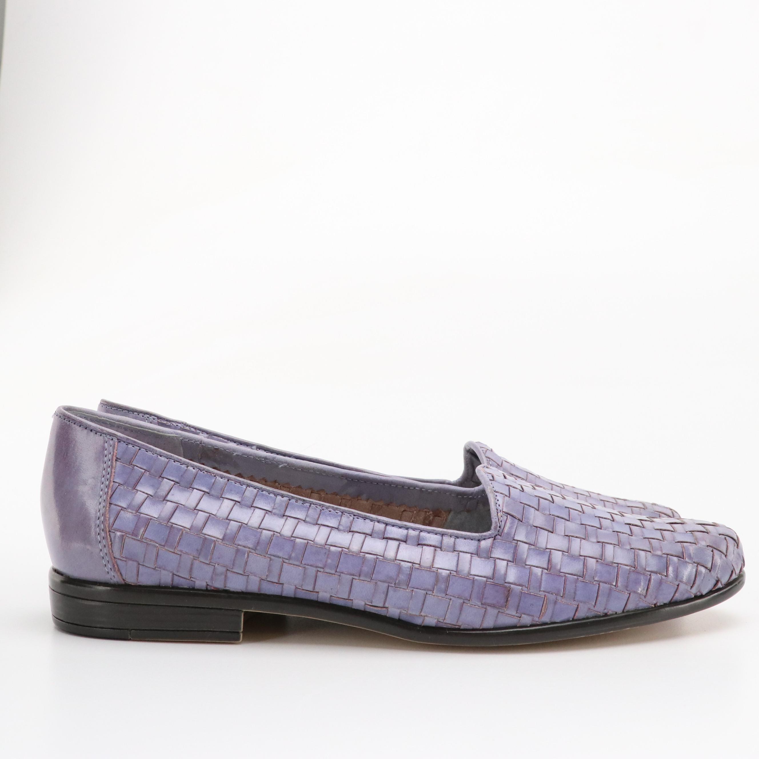 Bob Baker Colorblock Flats and Sesto Meucci & Trotters Woven Leather Loafers