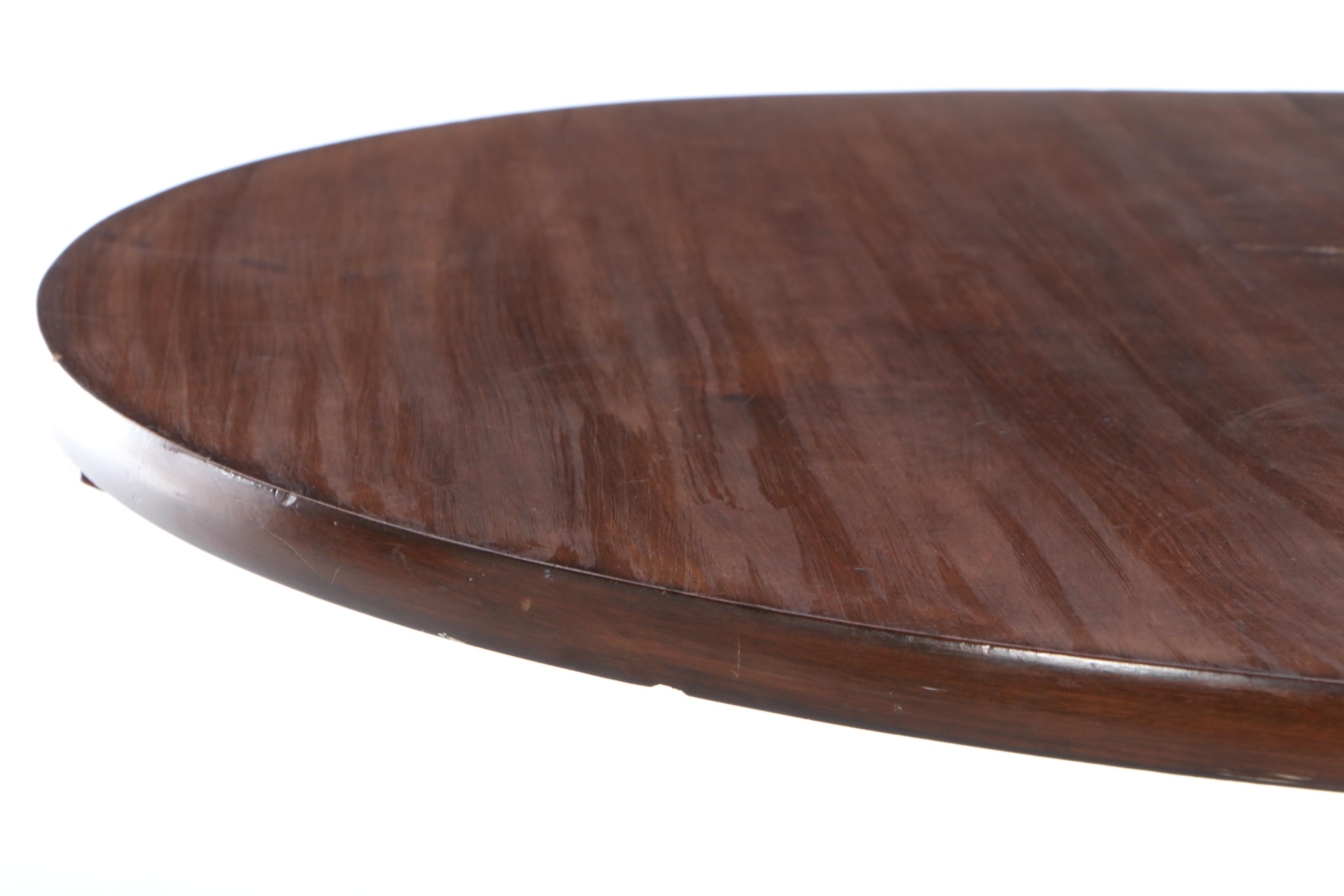 American Empire Cherrywood Tea Table, Mid-19th Century
