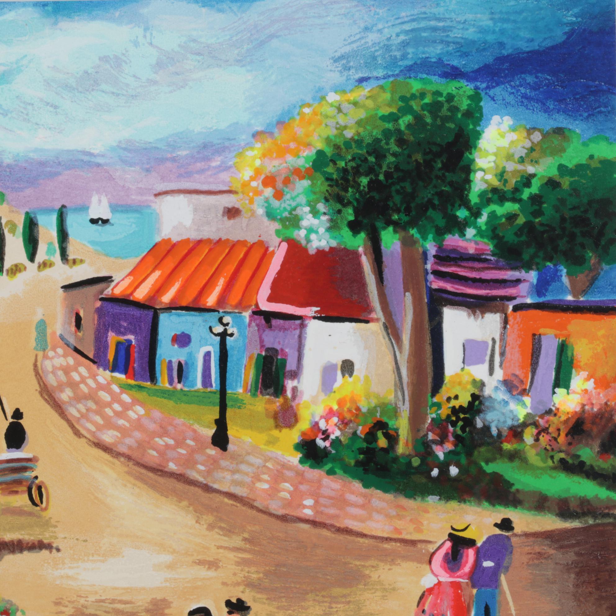 Shlomo Alter Limited Edition Serigraph "In The Country"