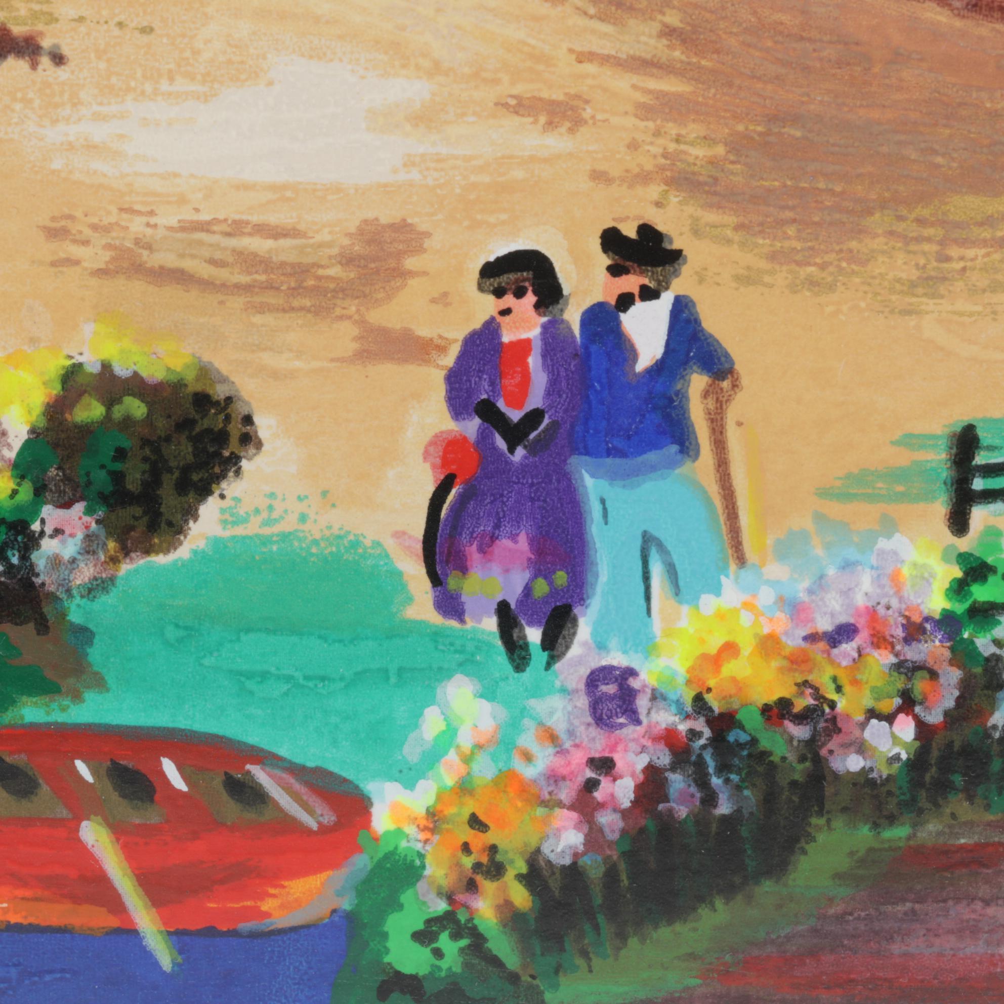 Shlomo Alter Limited Edition Serigraph "In The Country"