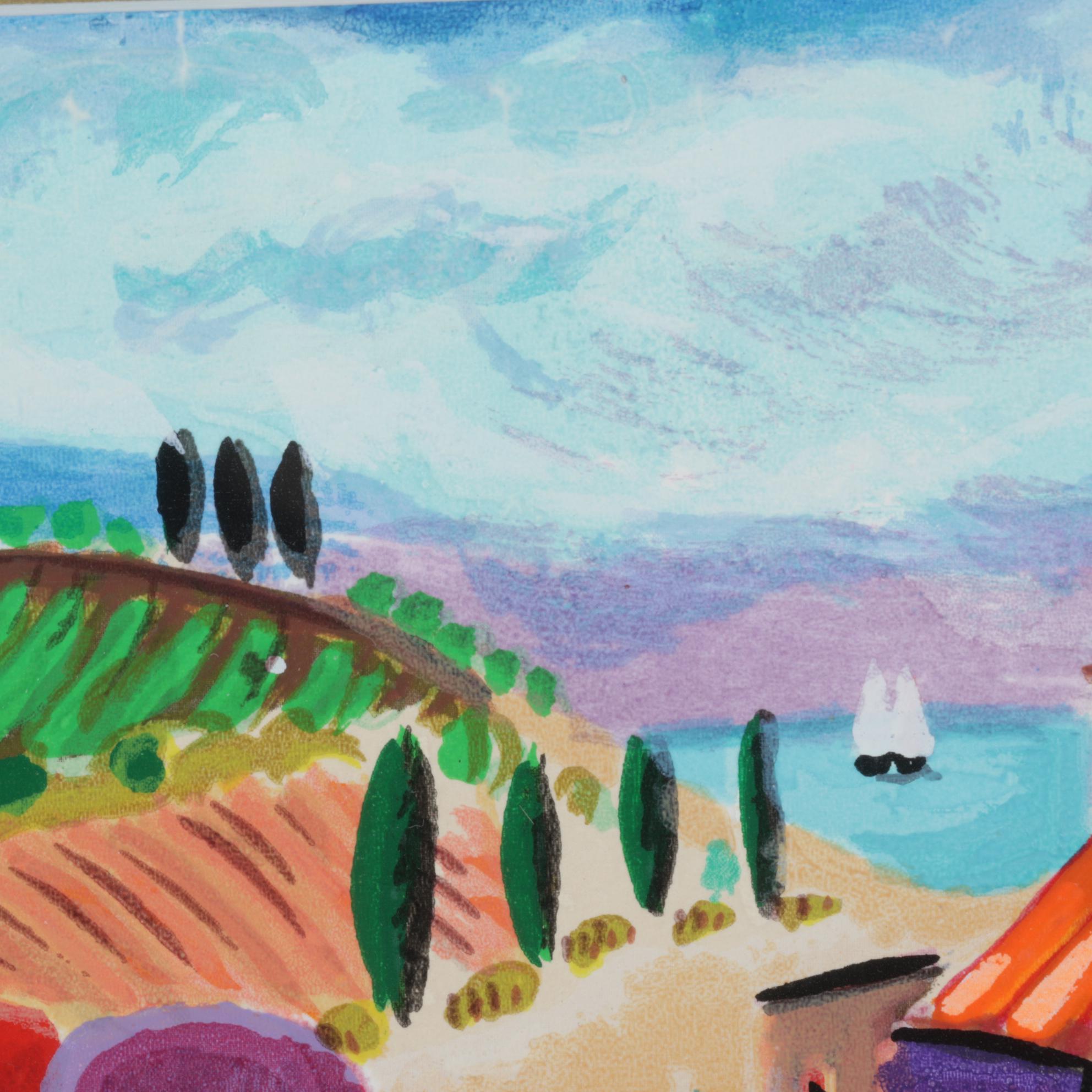 Shlomo Alter Limited Edition Serigraph "In The Country"