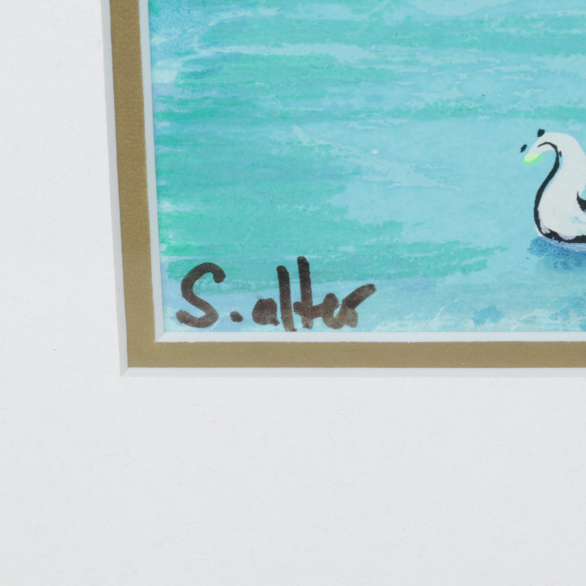 Shlomo Alter Limited Edition Serigraph "In The Country"