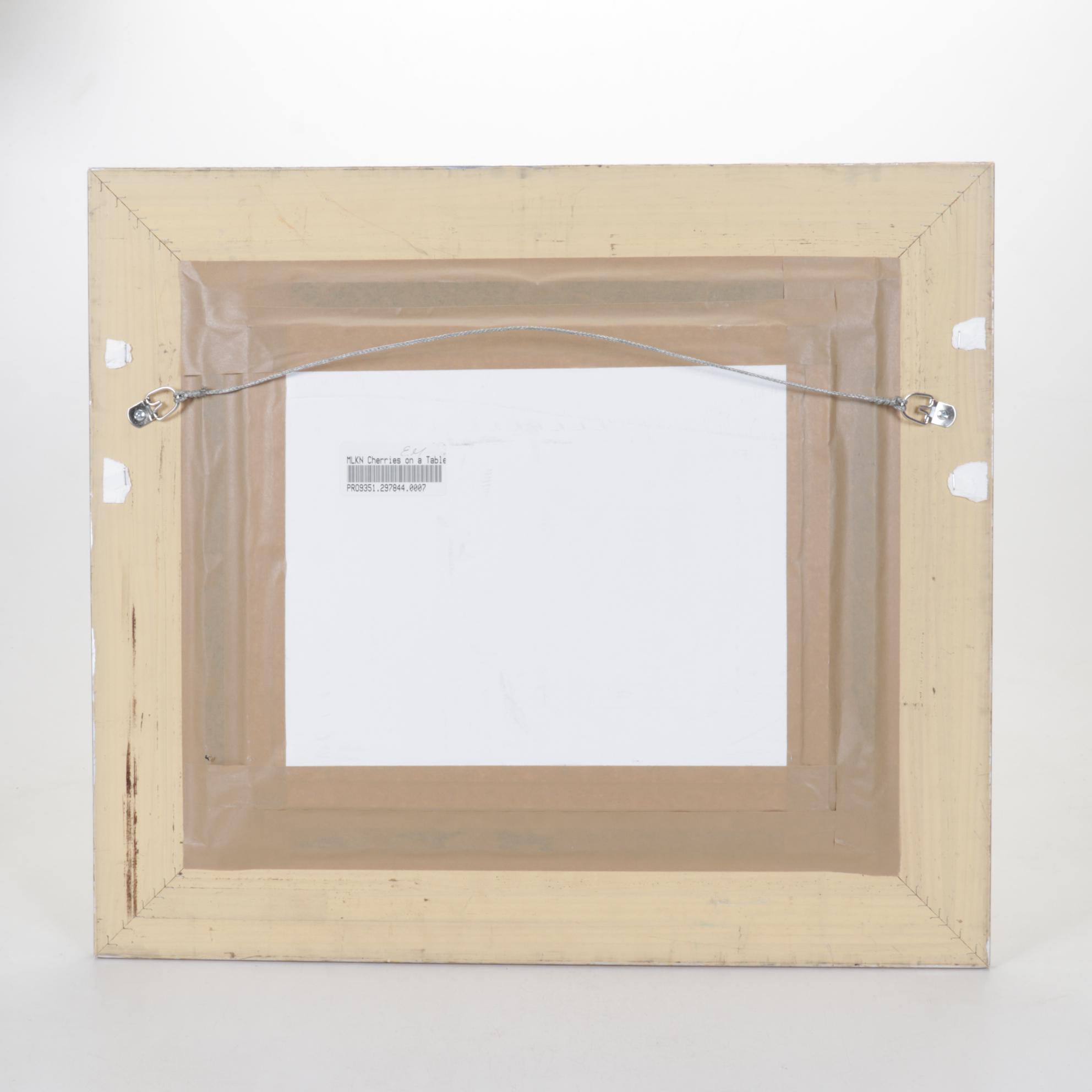 Oil on Board Painting "Bouquet of Reds" by Michael Milkin