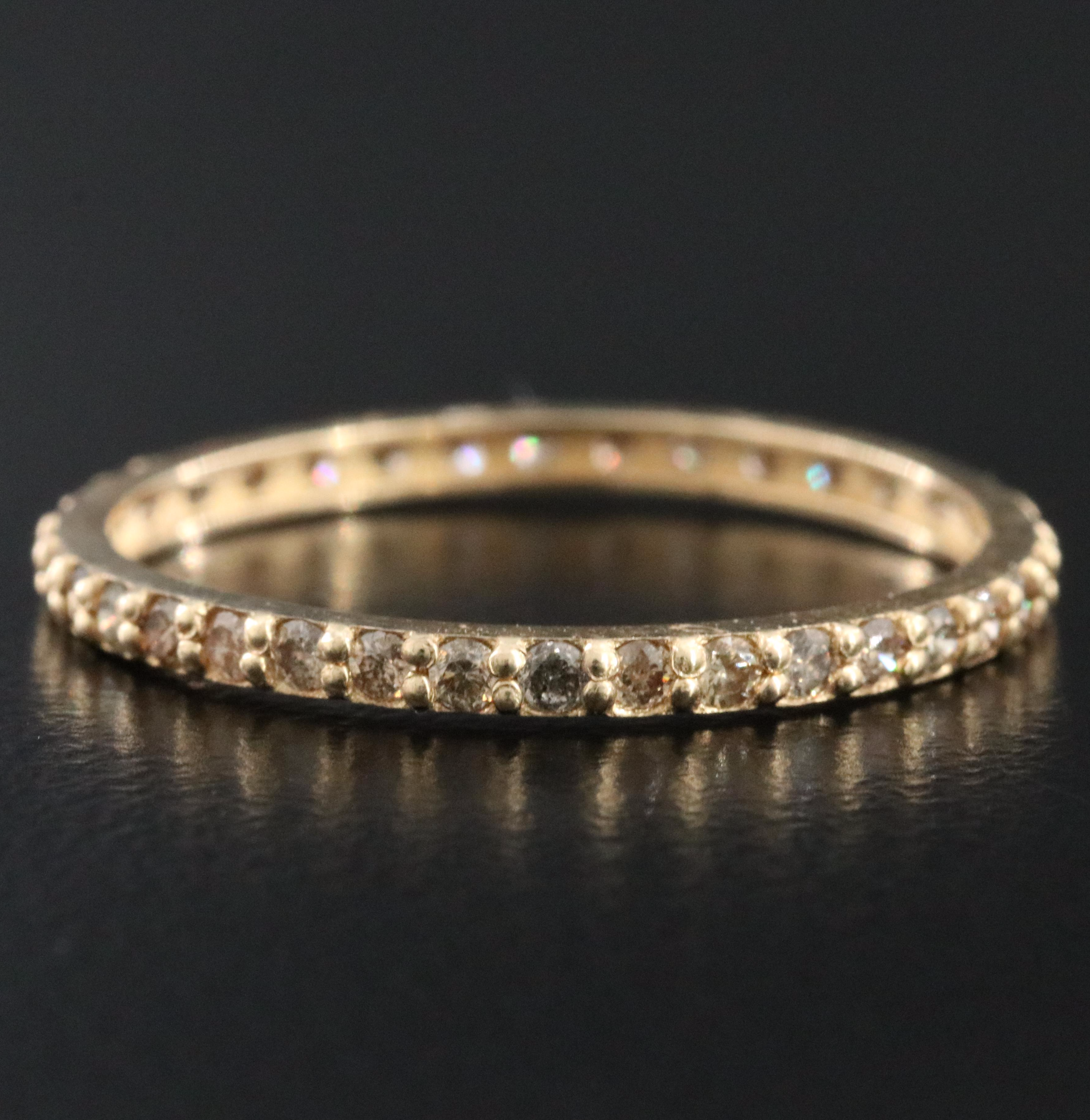 14K 0.54 CTW Eternity Band