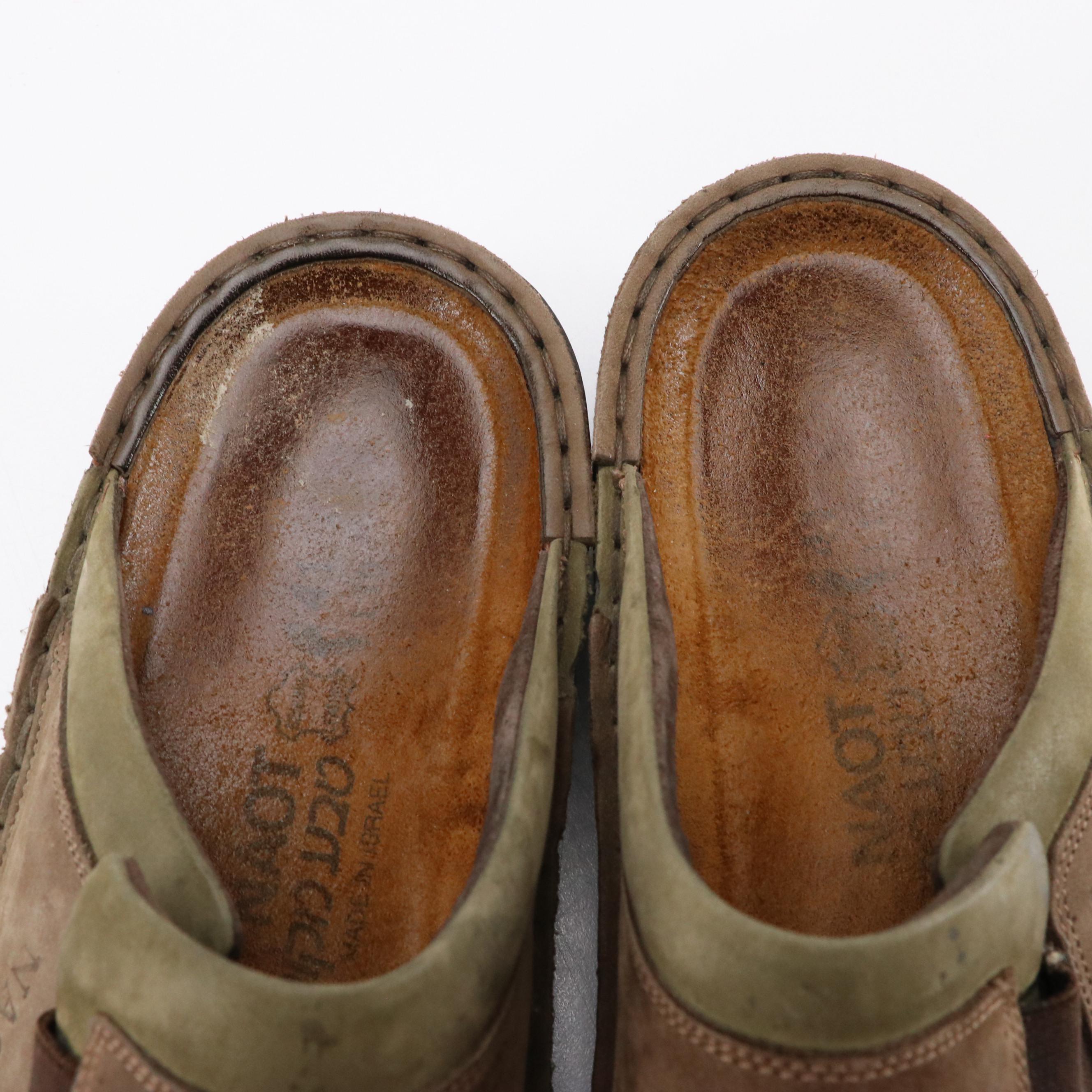 Naot and Børn Open-Back Clogs and Keen Walking Shoes with Boxes