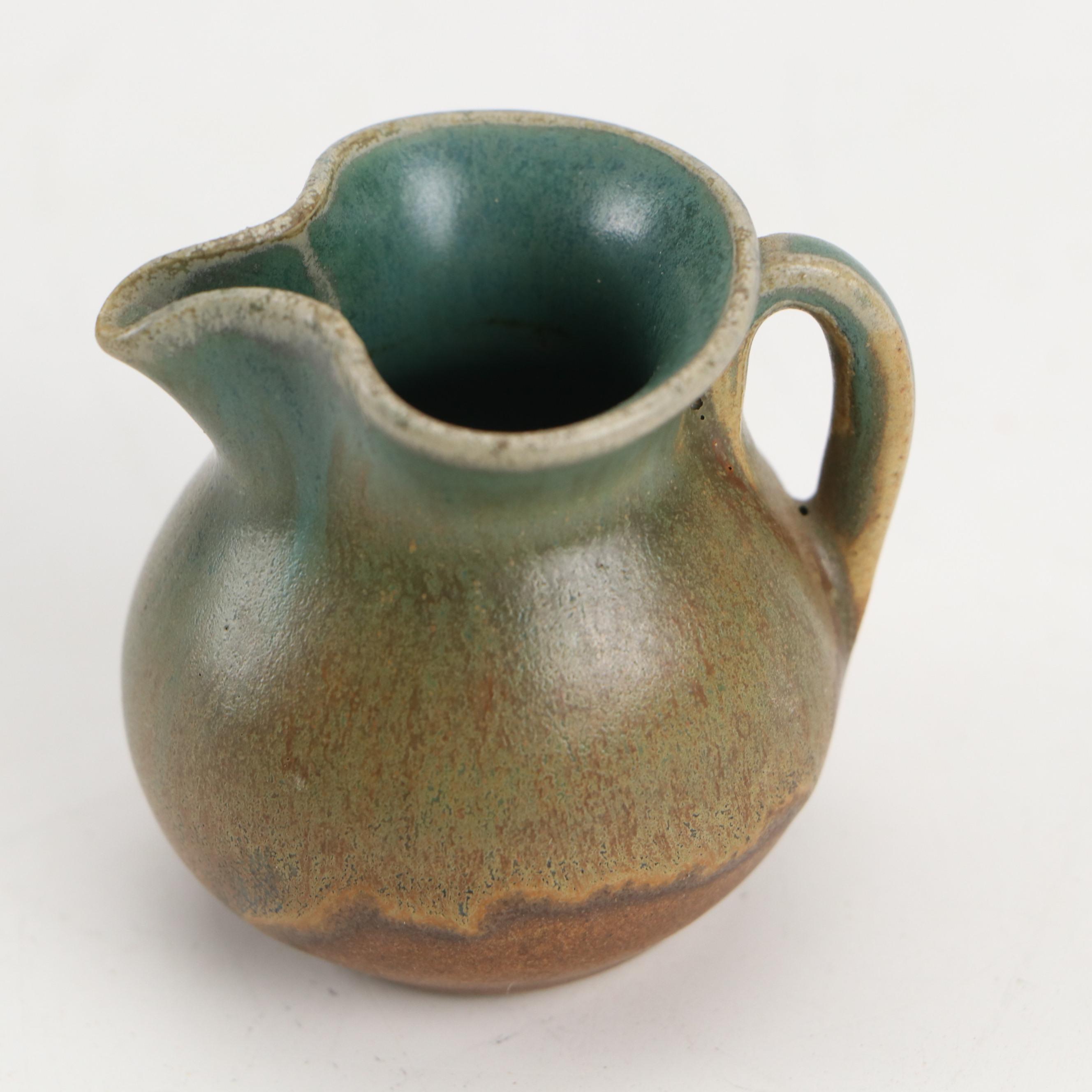 Bybee Pottery with Other Glass and Ceramic Table Accessories and Figurine