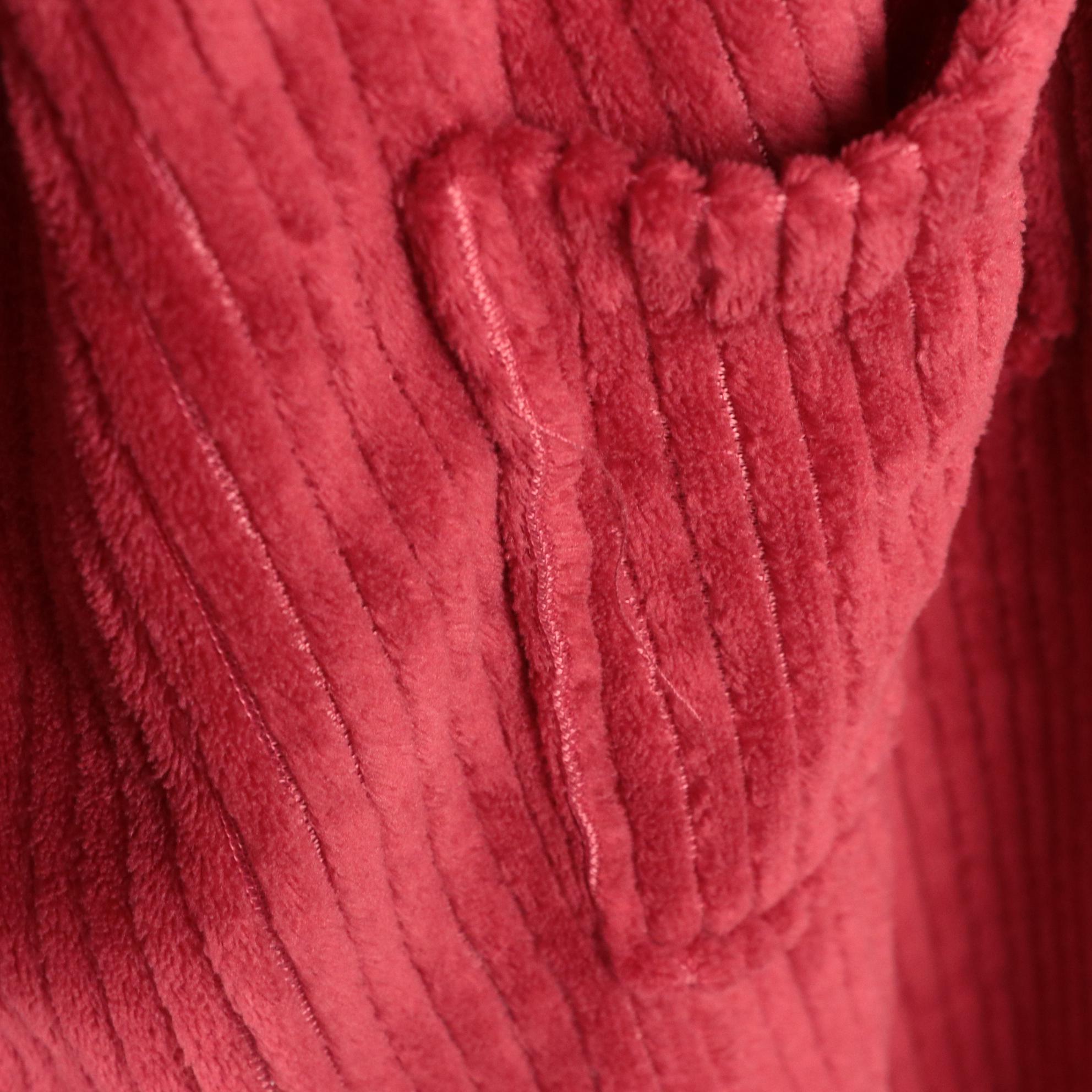 Orvis Cherry Red Wool Cropped Jacket & Collections Etc. Ribbed Fleece Robe Coat