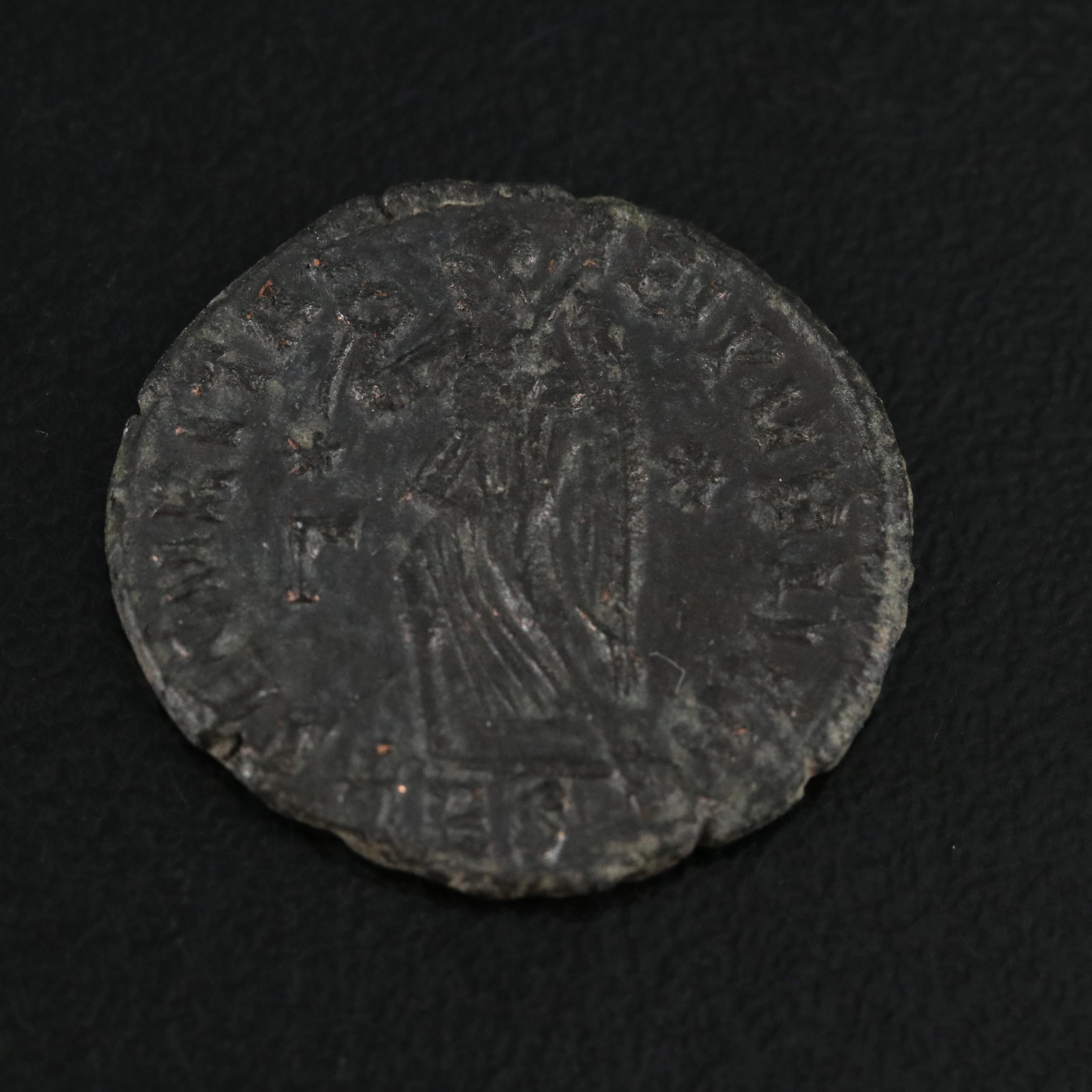 Ancient Roman Imperial Æ3 Coin of Valens, ca. 364 A.D.