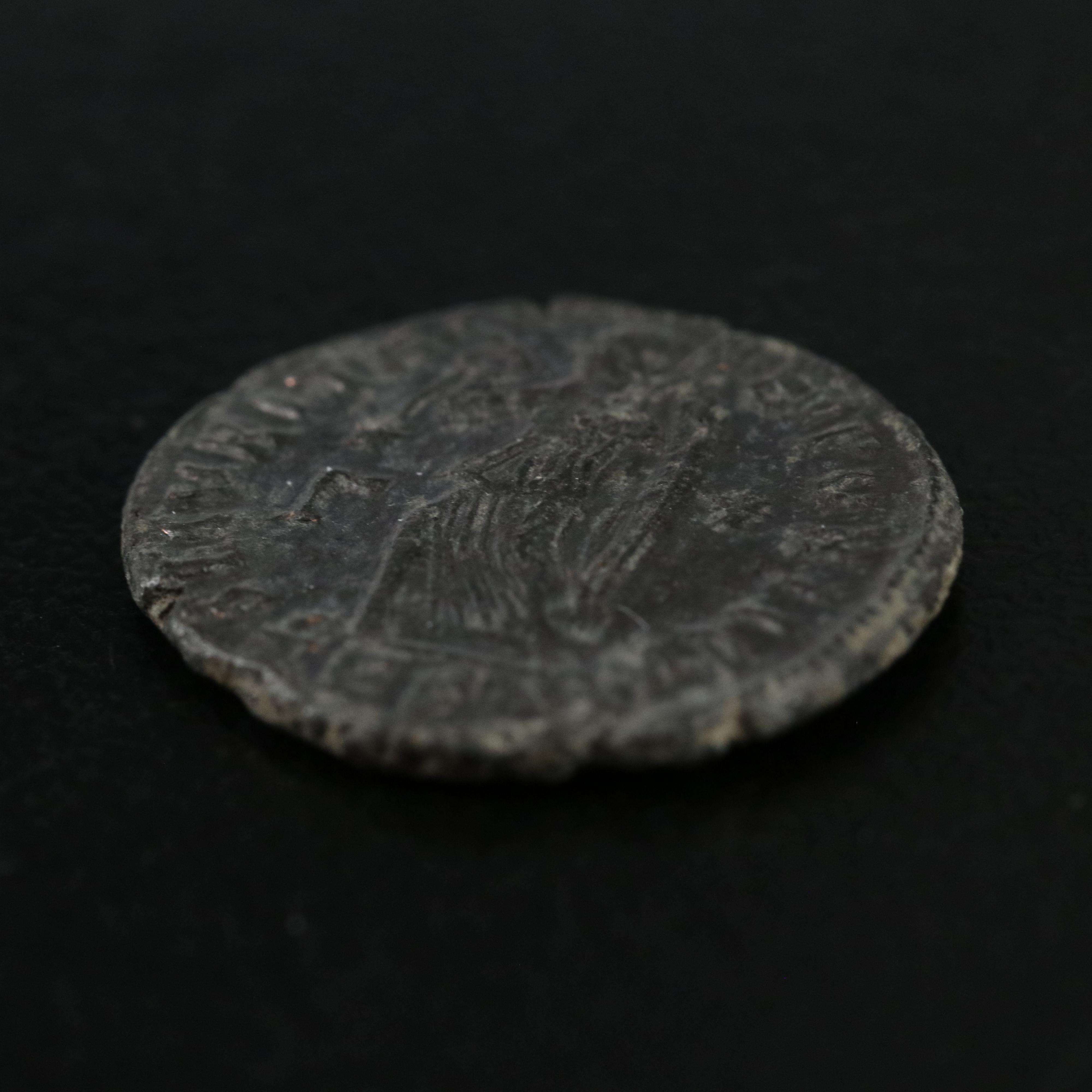 Ancient Roman Imperial Æ3 Coin of Valens, ca. 364 A.D.