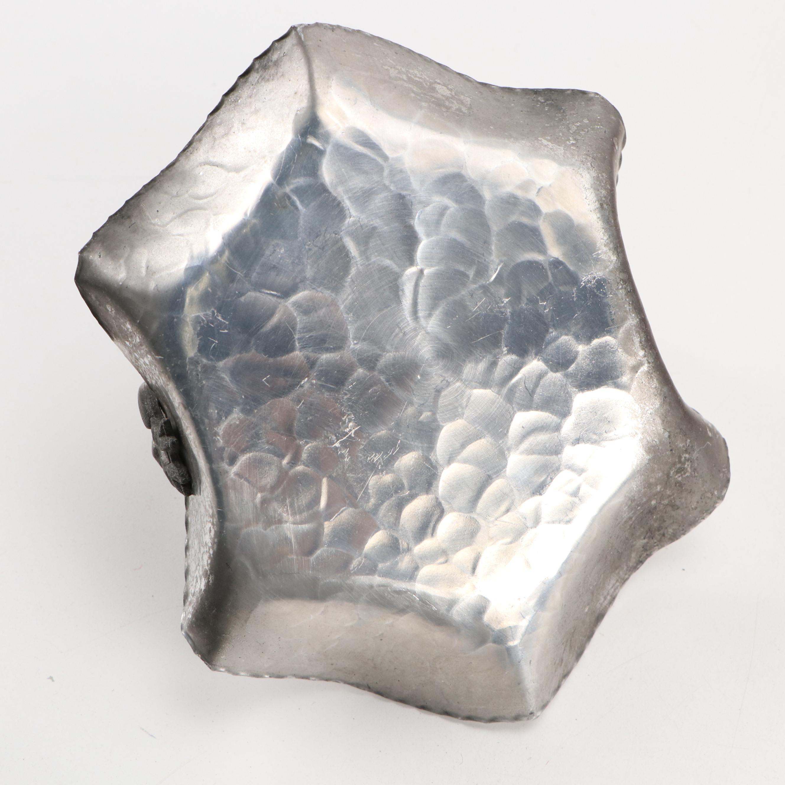 Rodney Kent Hammered Aluminum Serving Dish with Other Tableware and Accessories