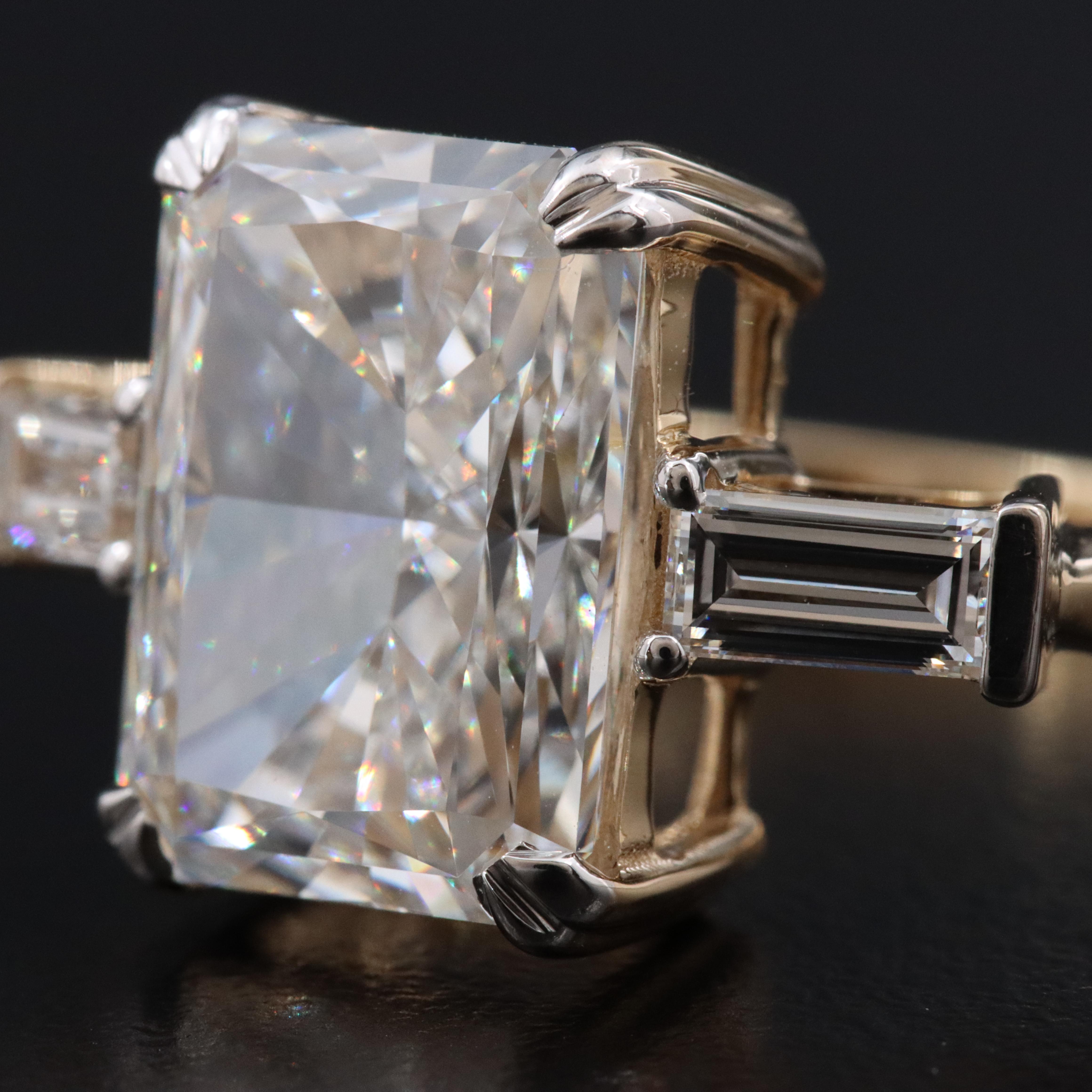 14K 5.77 CTW Lab Grown Diamond Ring with IGI Report