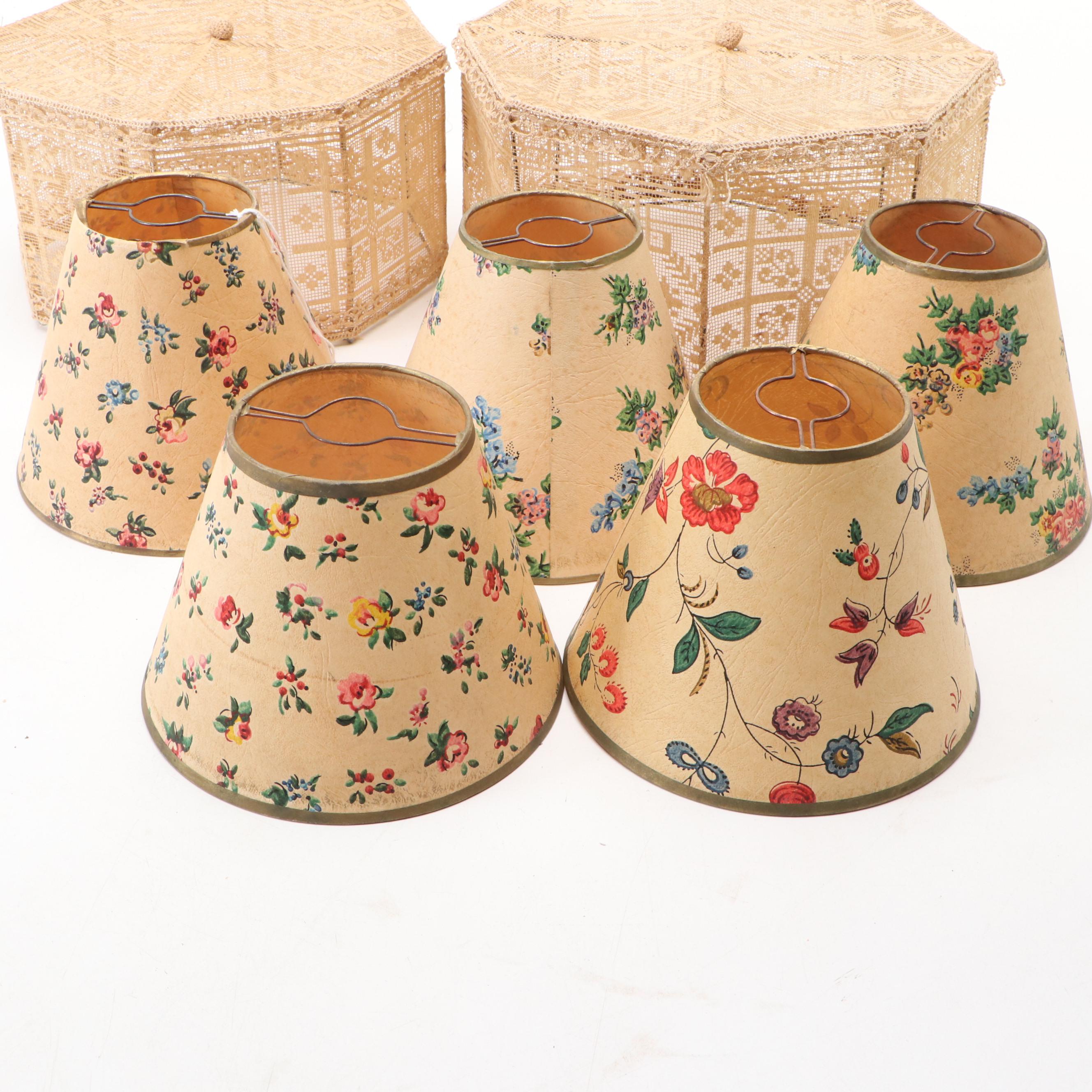 English Style Lace Picnic Food Covers with Lamp Shades