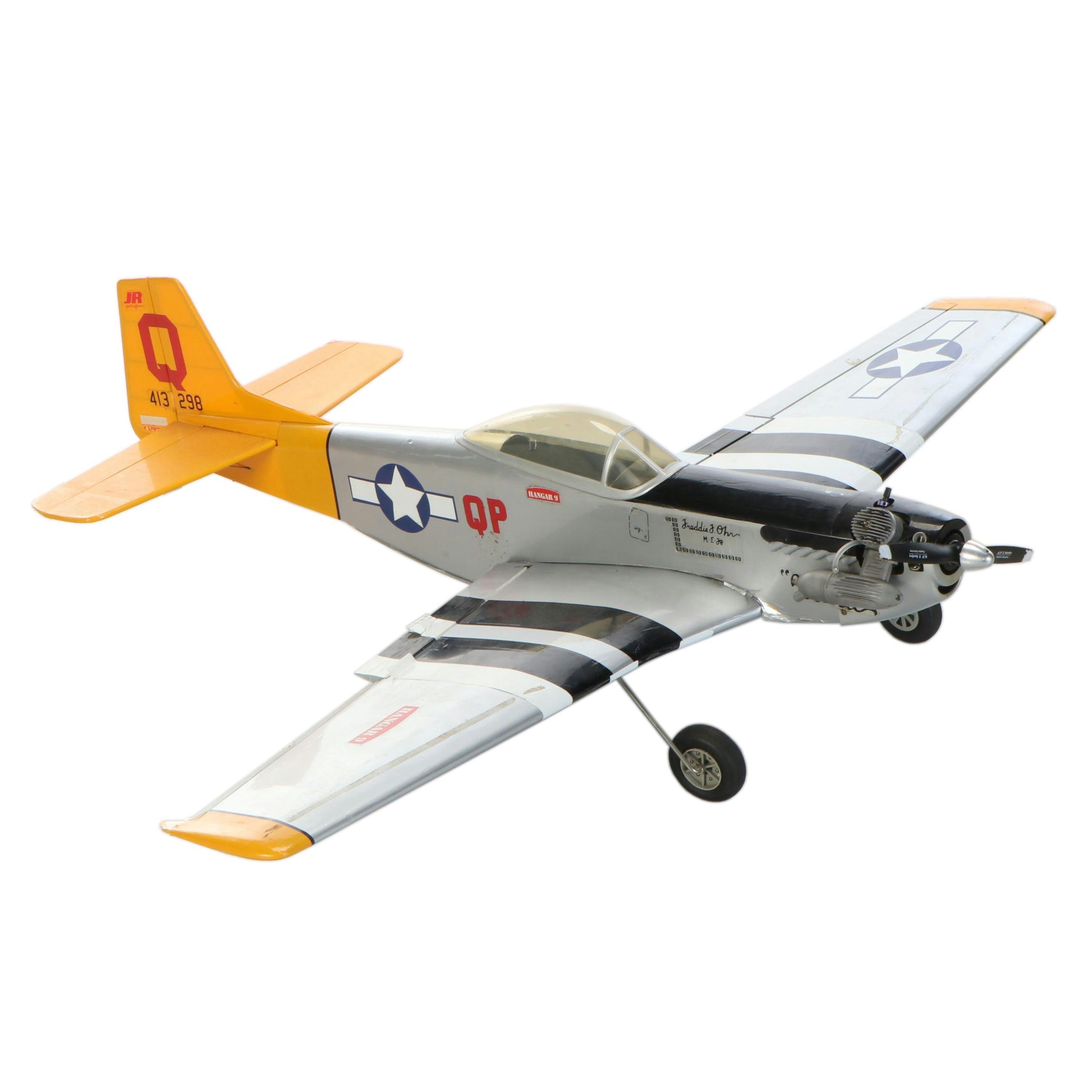 P-51 Mustang Model "Marie" with Remote Control Engine