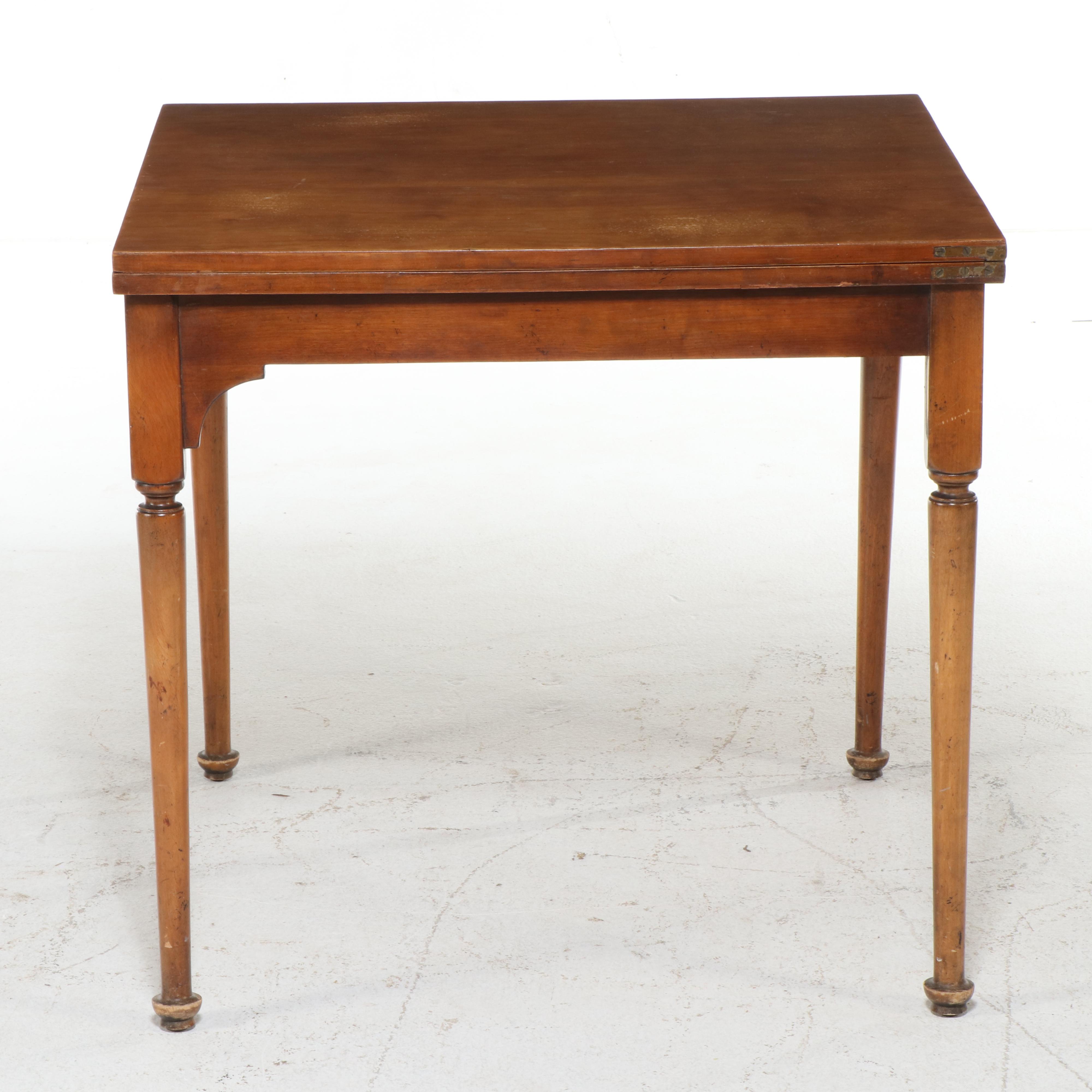 Barnard & Simonds Co. Hickory Dining Table with Three Windsor Chairs