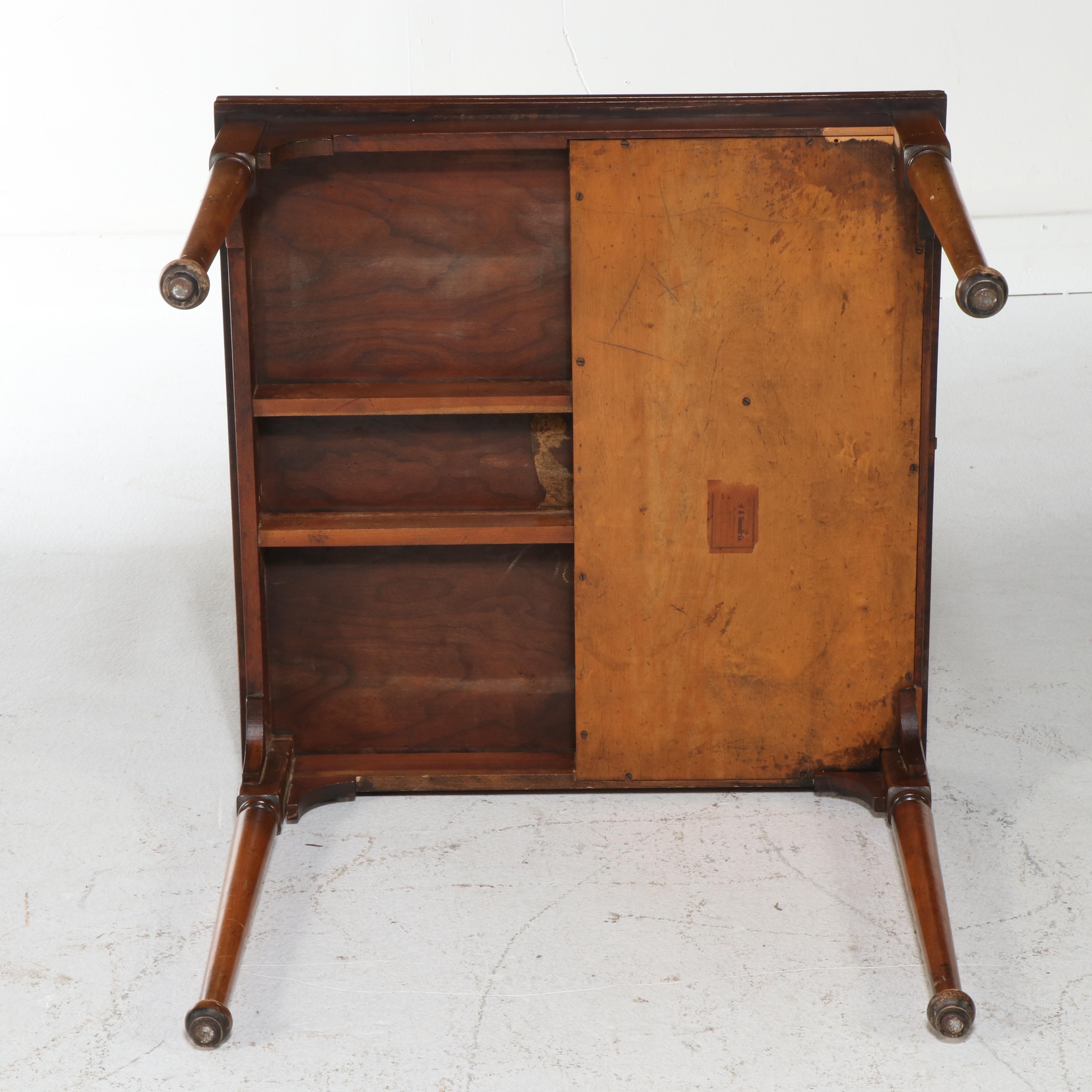 Barnard & Simonds Co. Hickory Dining Table with Three Windsor Chairs