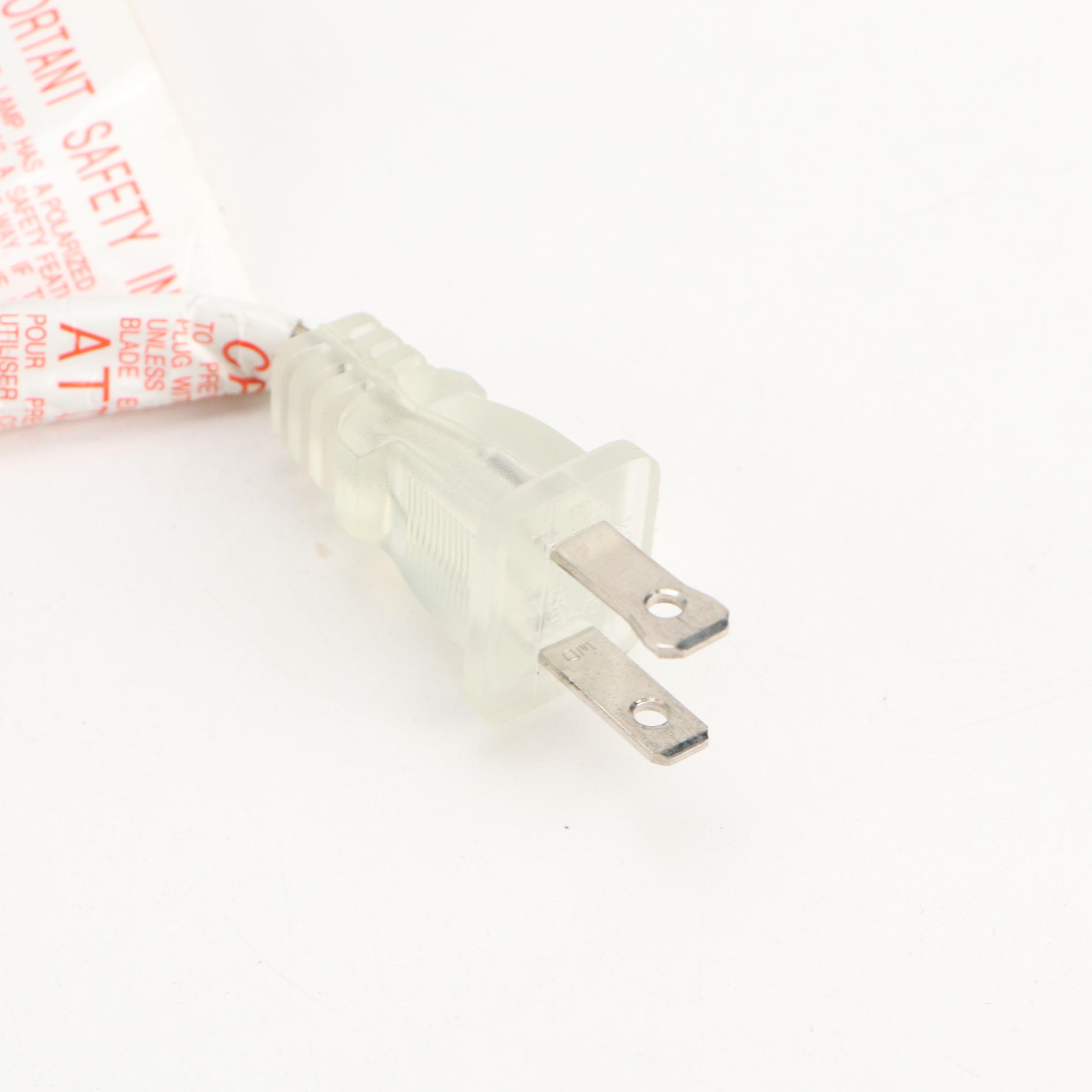 Ralph Lauren Blue Ceramic Table Lamp with Art Pottery