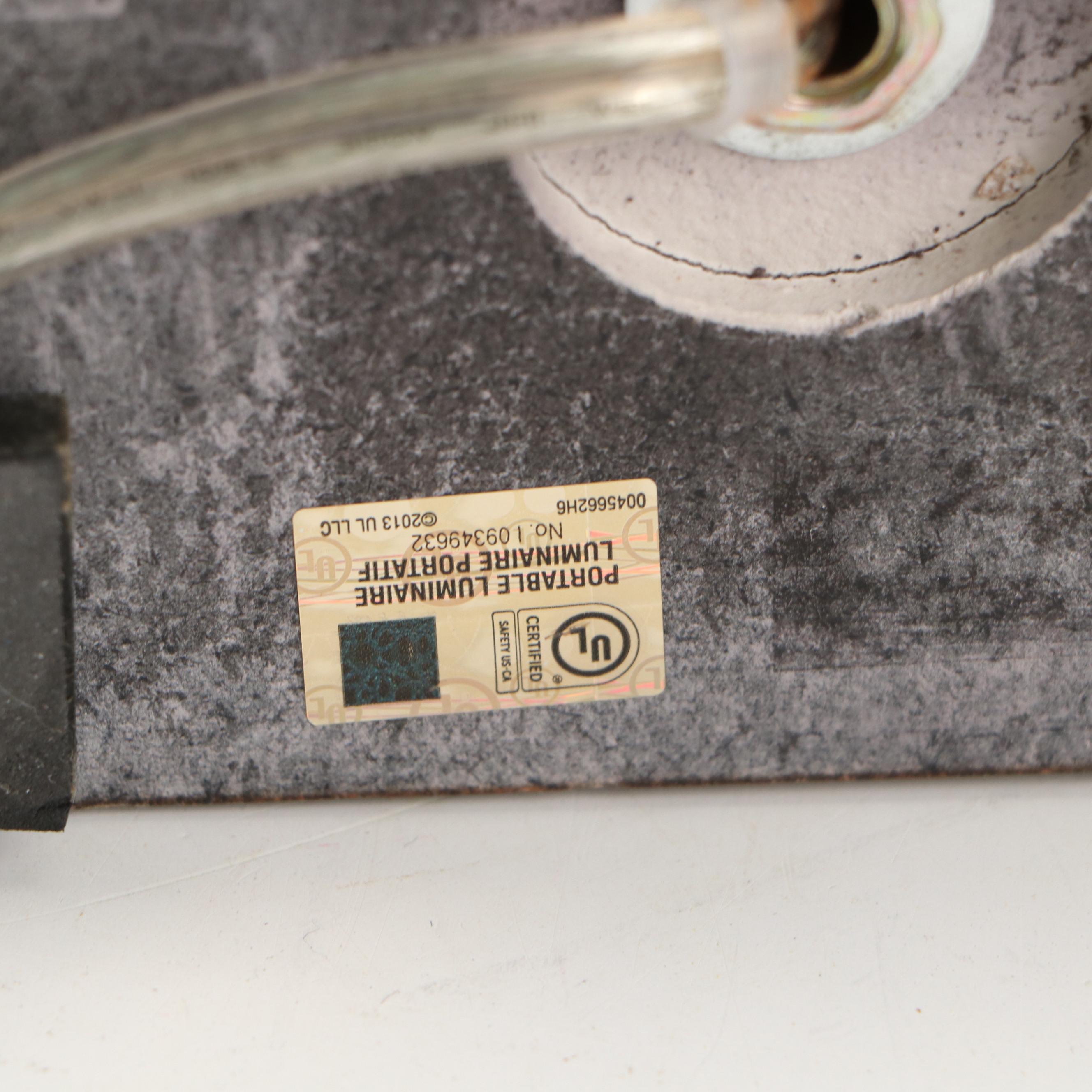 Ralph Lauren Blue Ceramic Table Lamp with Art Pottery