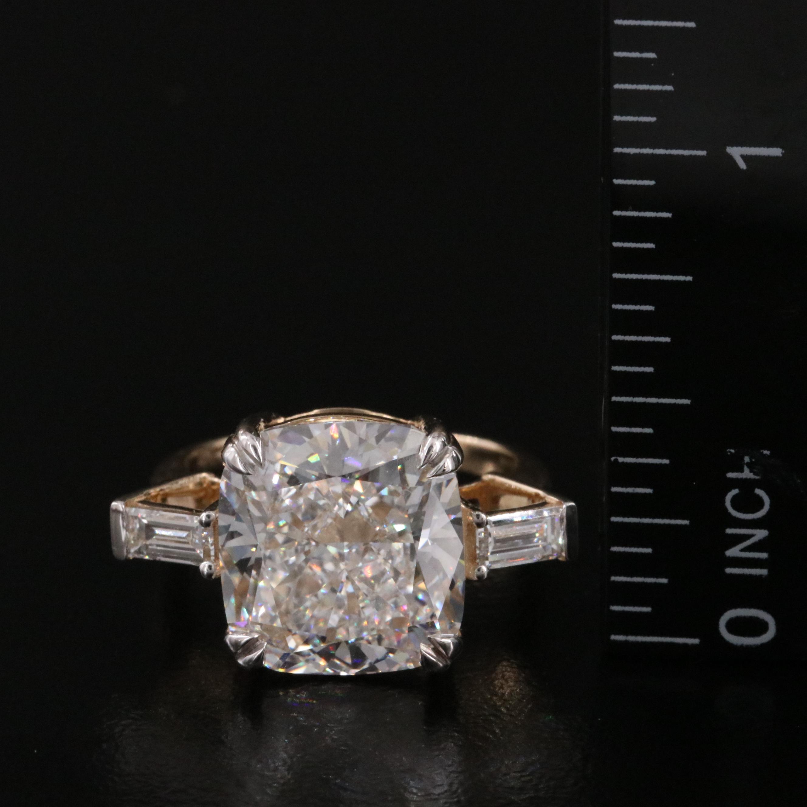 14K 10.65 CTW Lab Grown Diamond Ring with IGI Report