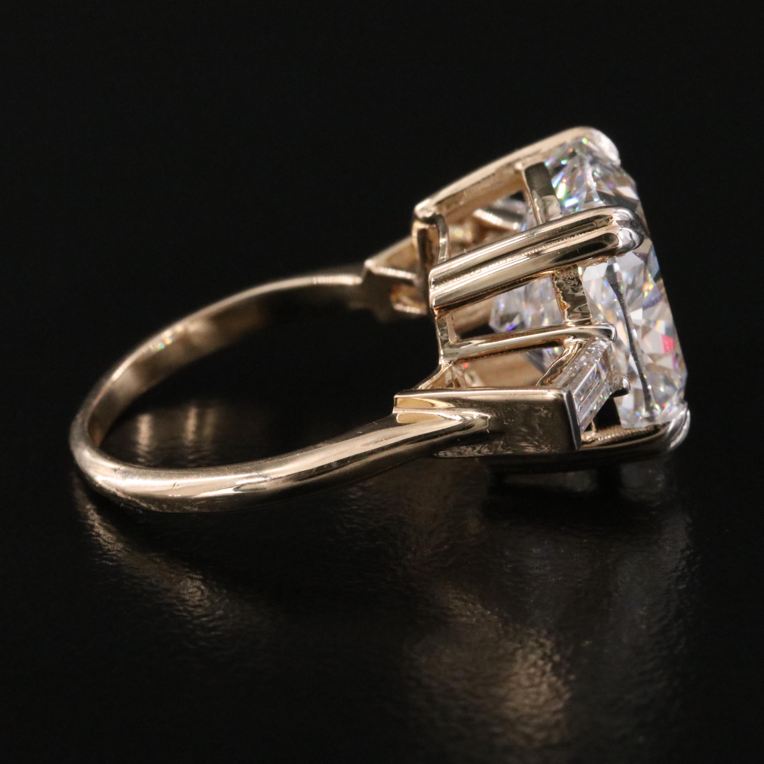 14K 10.65 CTW Lab Grown Diamond Ring with IGI Report