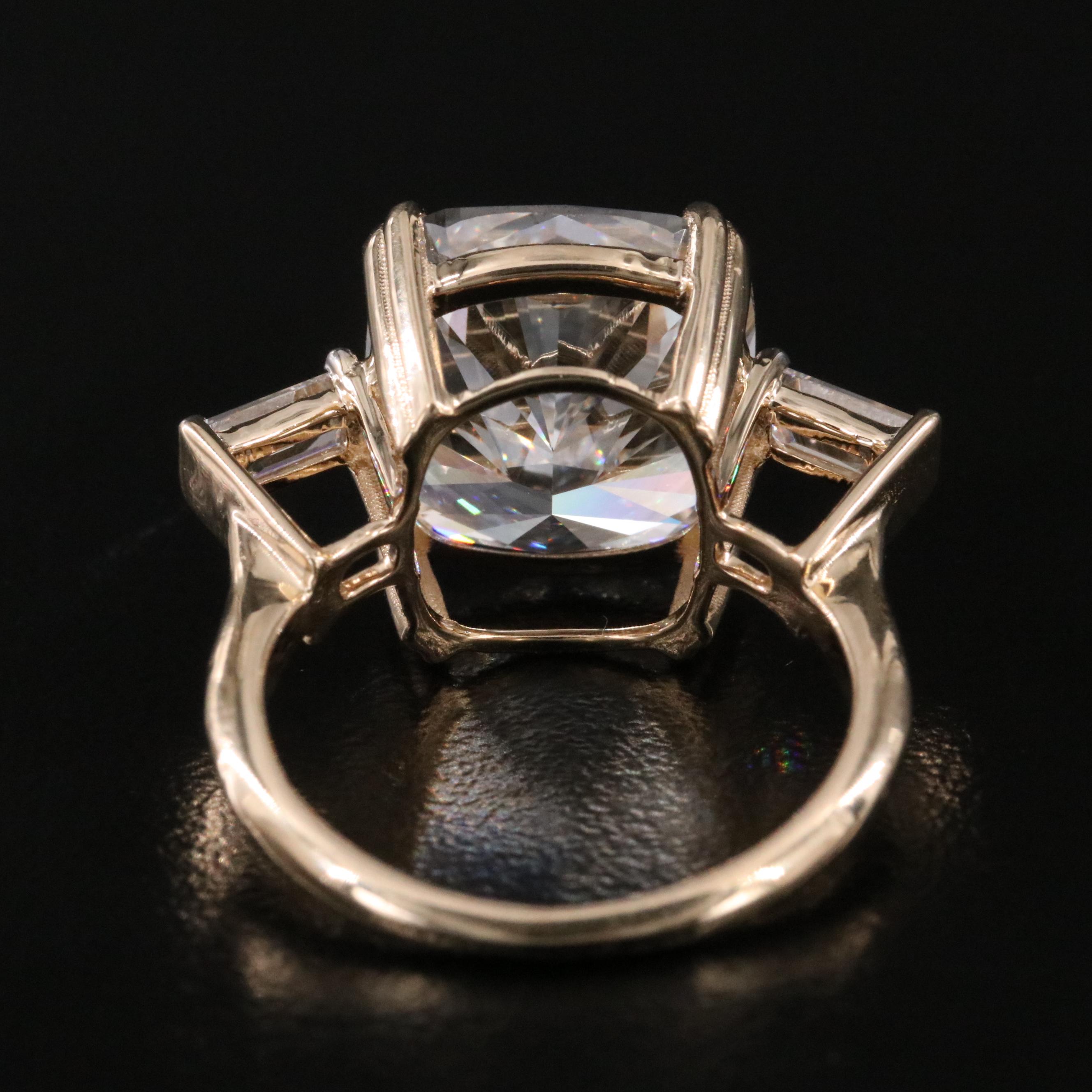 14K 10.65 CTW Lab Grown Diamond Ring with IGI Report