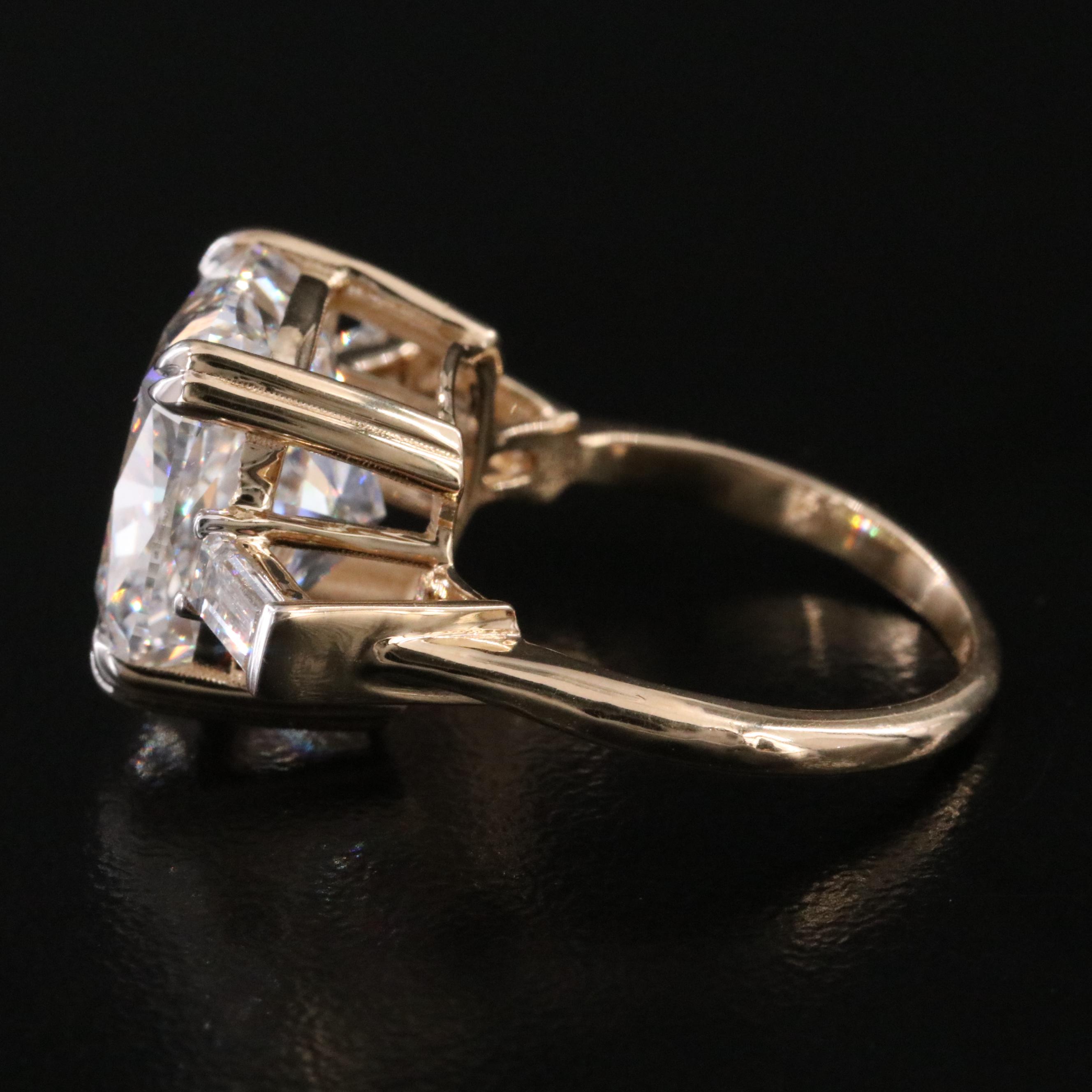 14K 10.65 CTW Lab Grown Diamond Ring with IGI Report