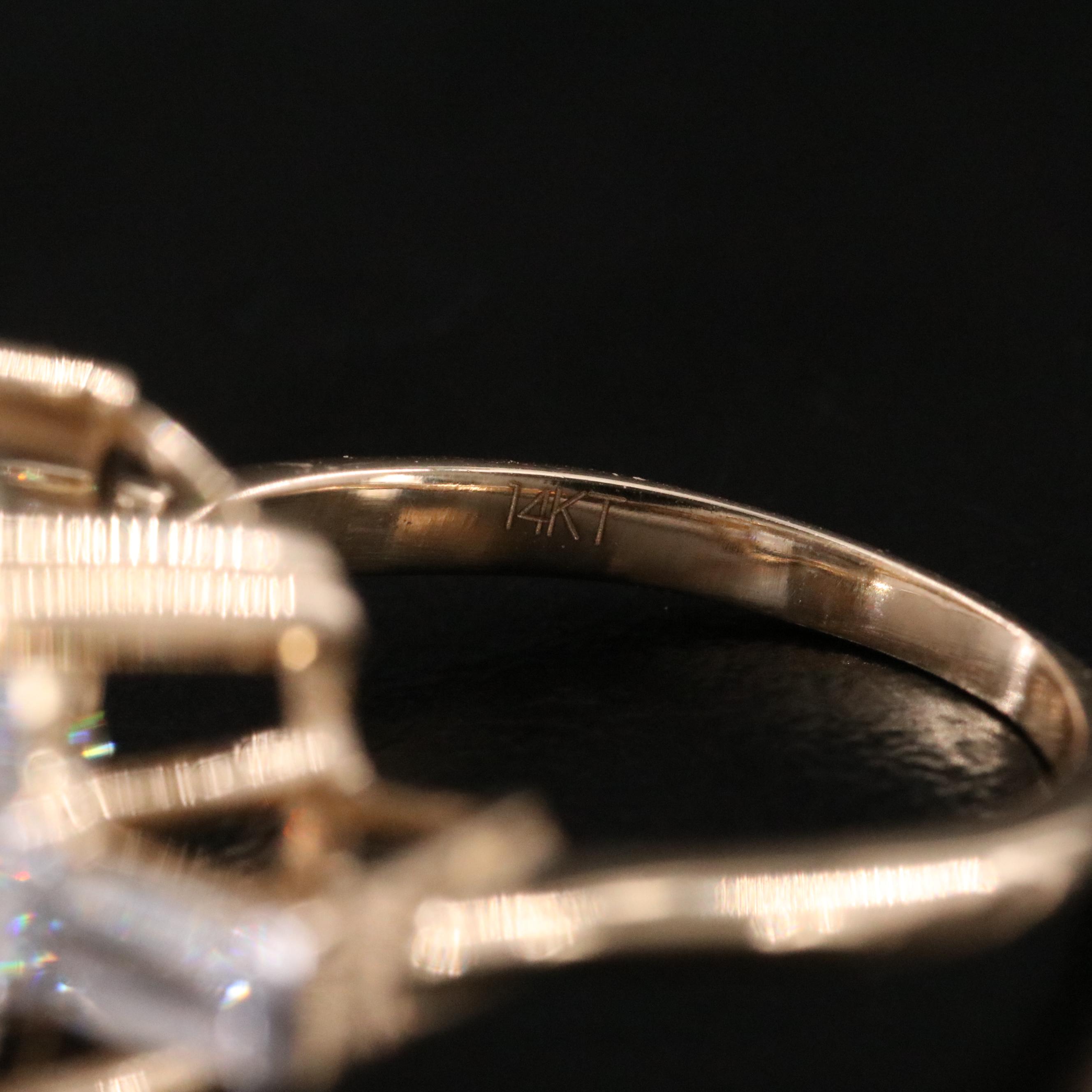 14K 10.65 CTW Lab Grown Diamond Ring with IGI Report