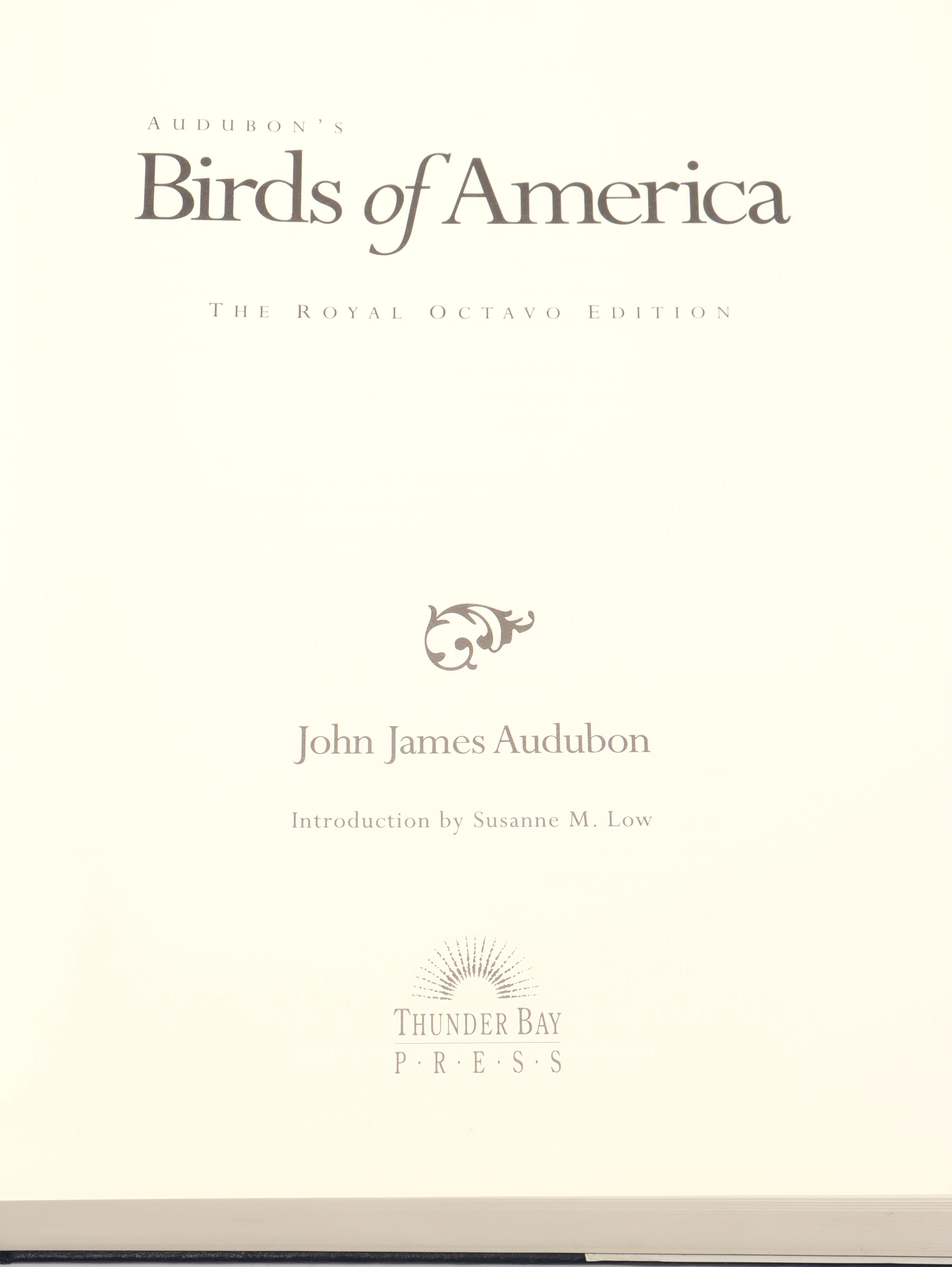 Royal Octavo Edition "Audubon's Birds of America" by John James Audubon, 1994