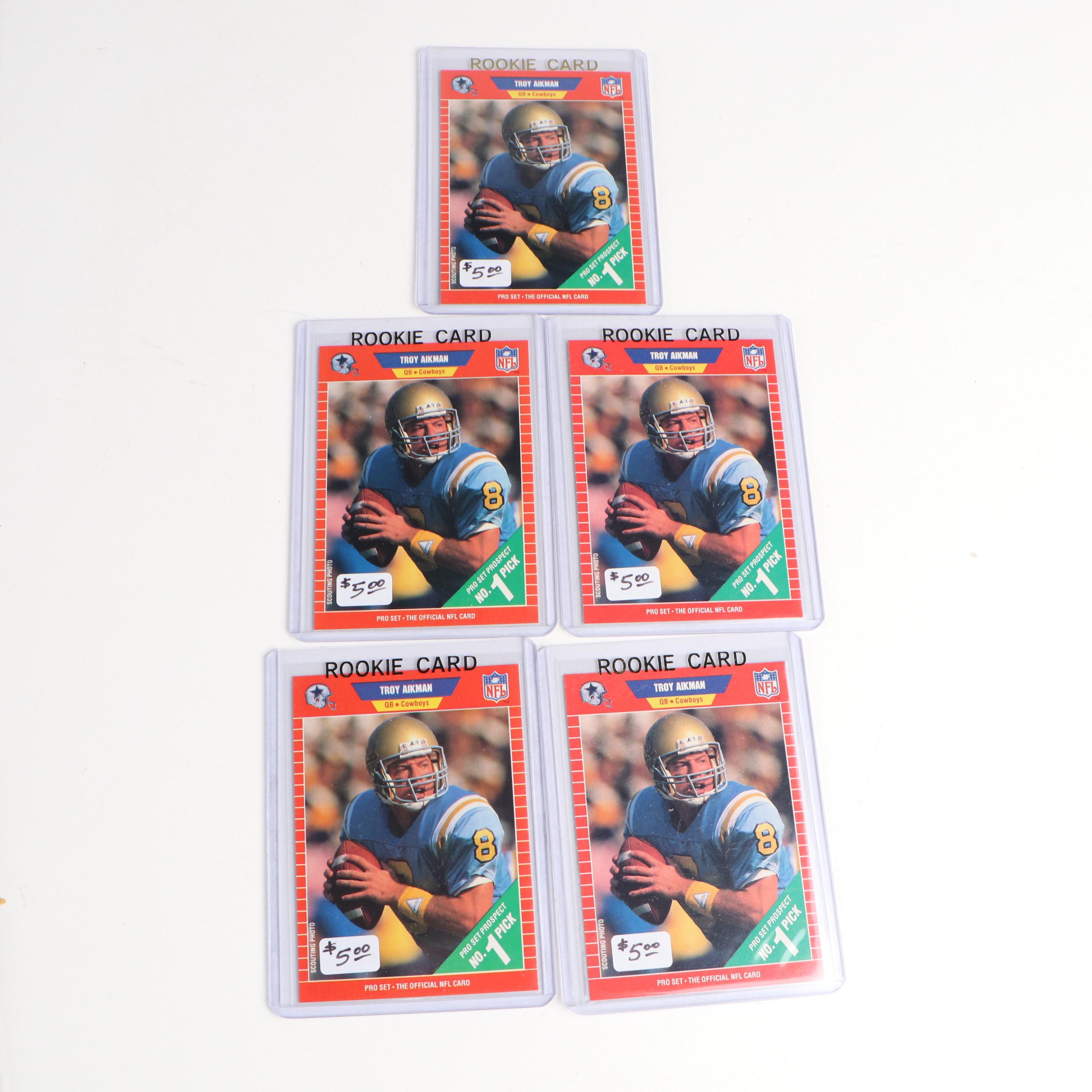 Elite with Other Sports Cards Featuring Randy Johnson and Troy Aikman Rookies