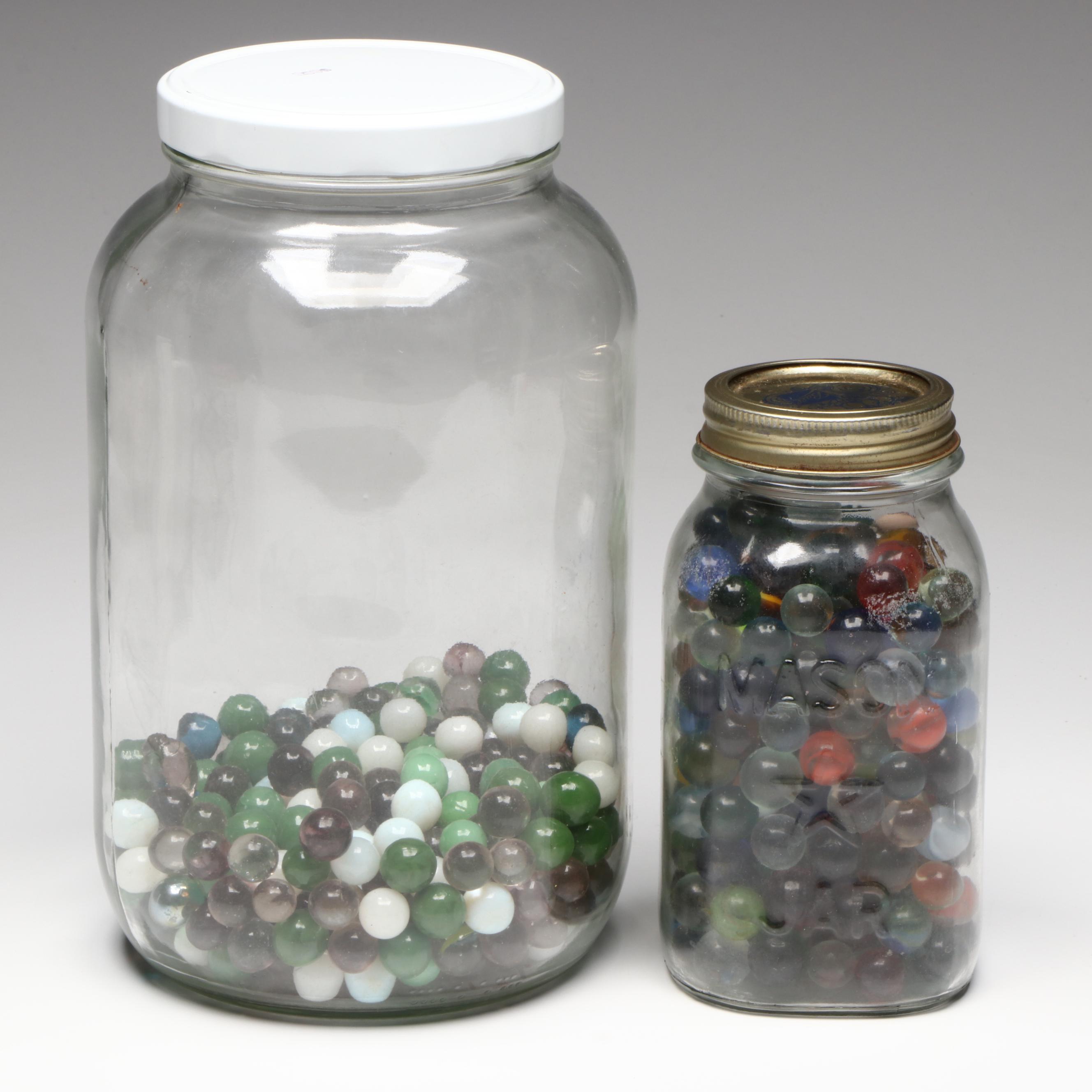 Milkies, Clearies, Cateyes and Other Glass Marbles