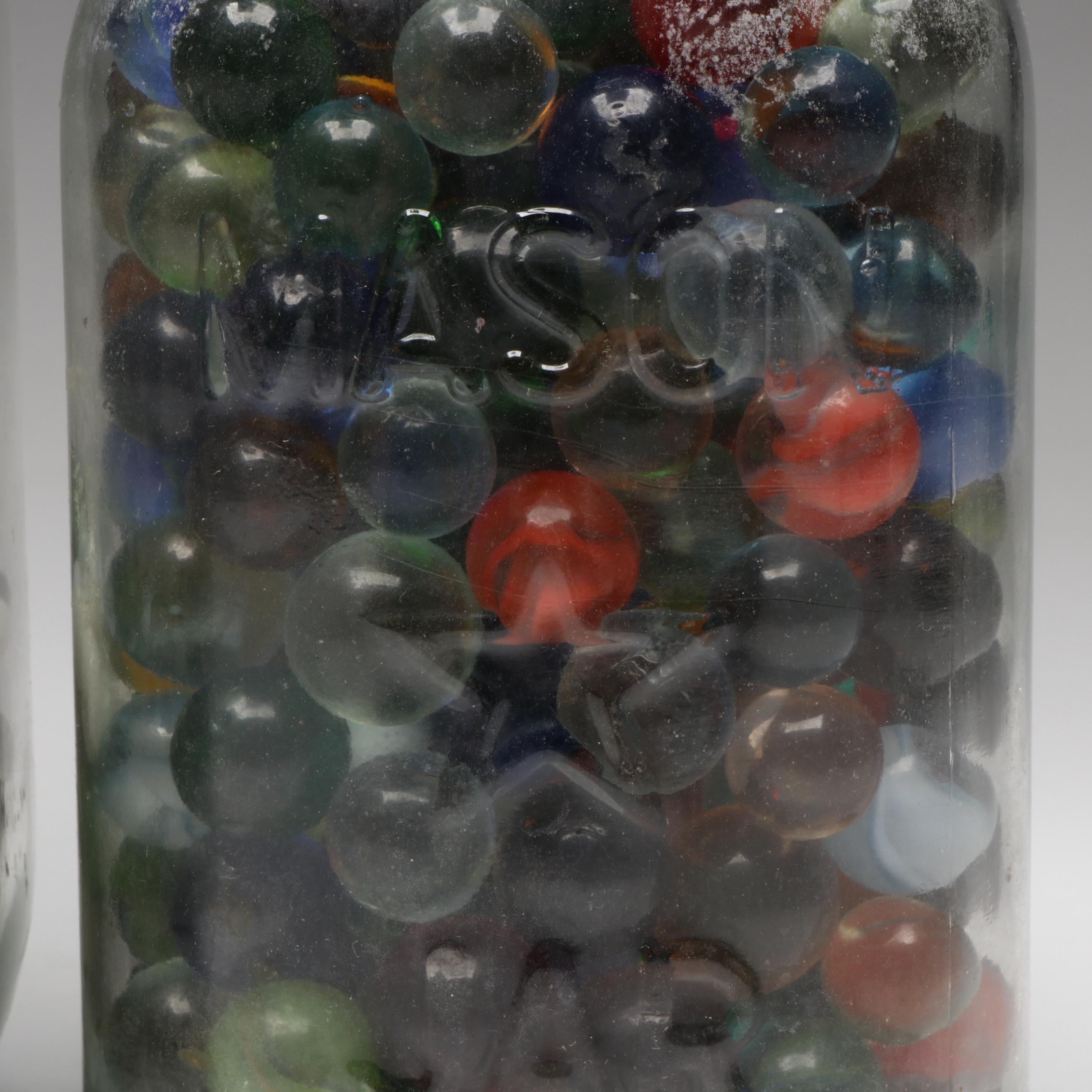 Milkies, Clearies, Cateyes and Other Glass Marbles