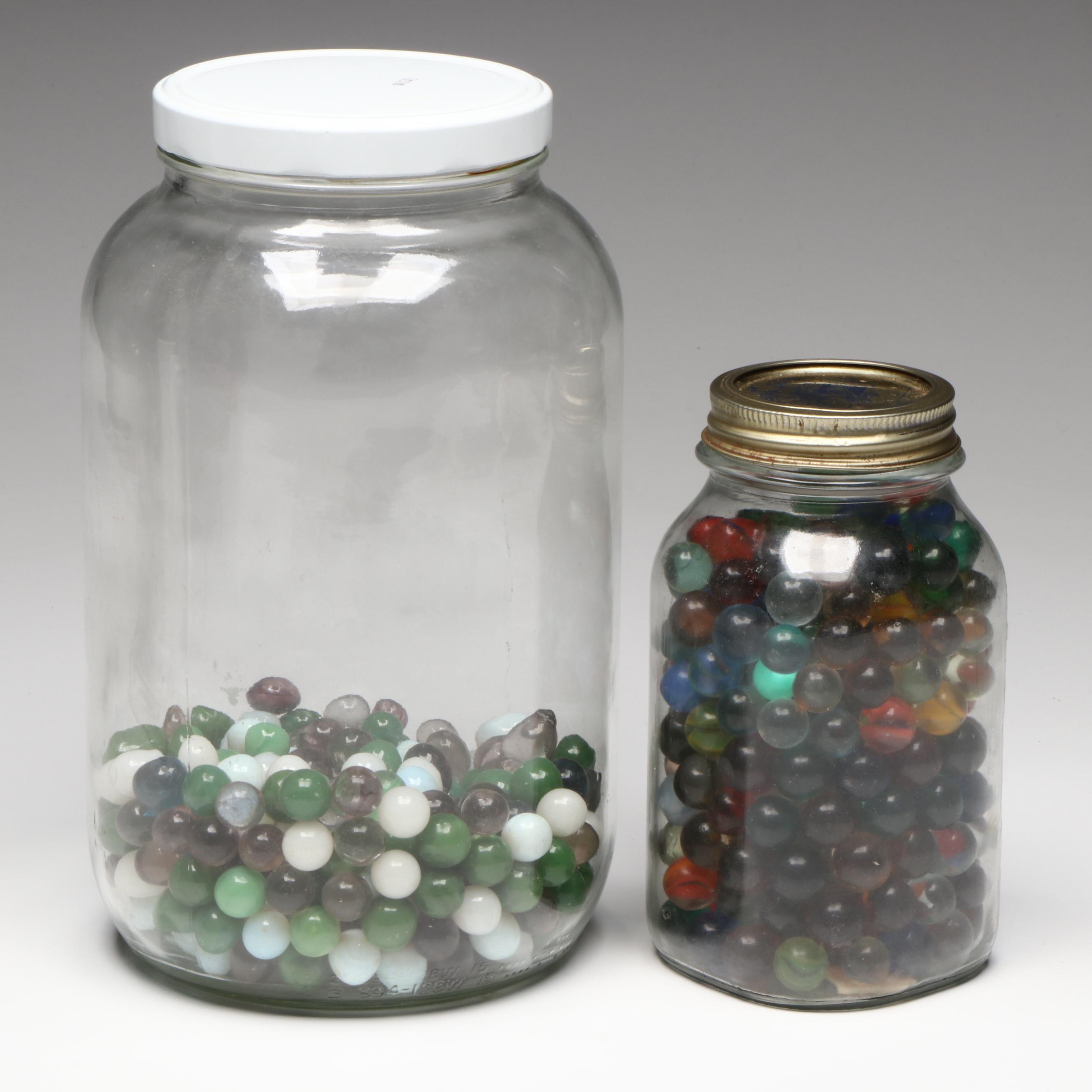 Milkies, Clearies, Cateyes and Other Glass Marbles