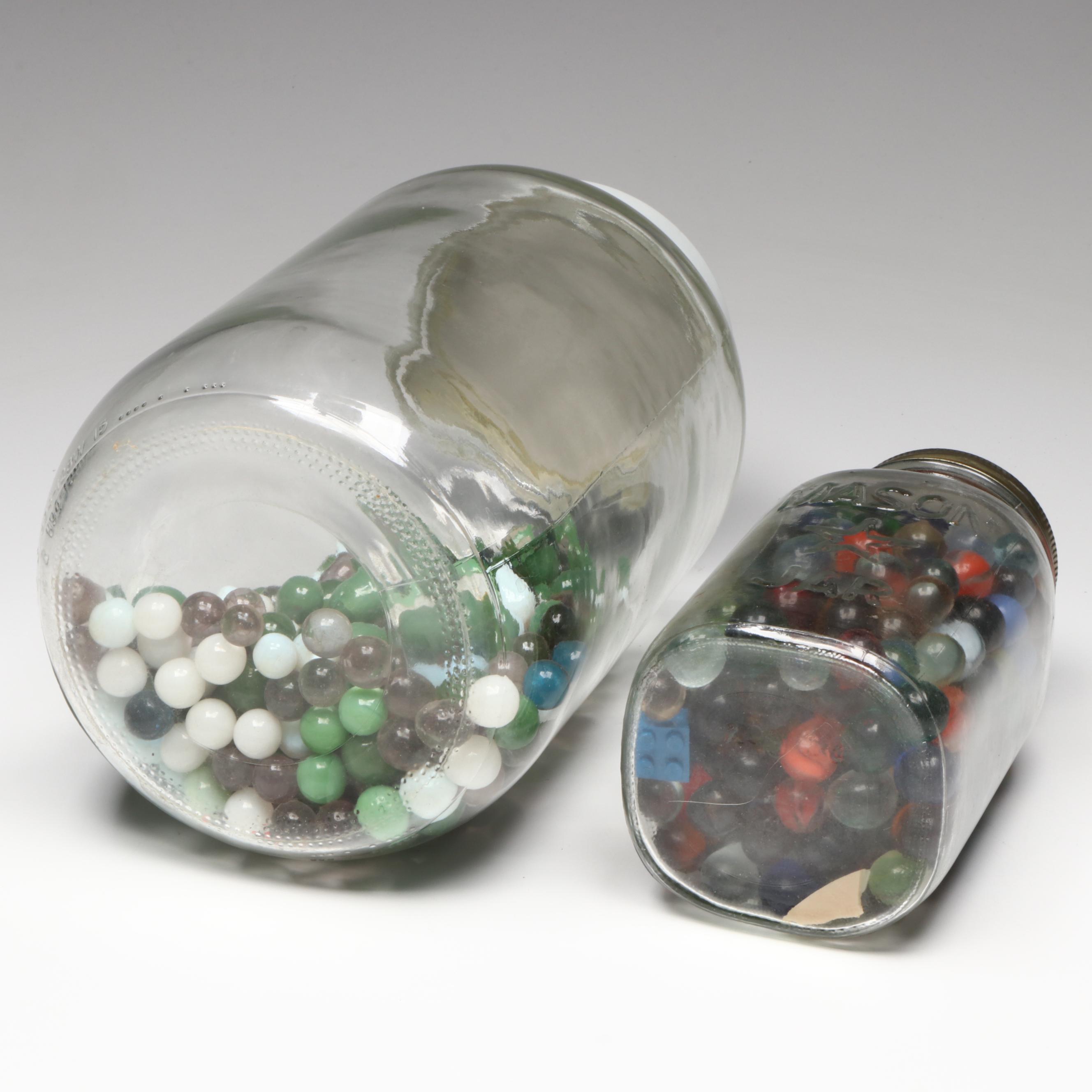 Milkies, Clearies, Cateyes and Other Glass Marbles