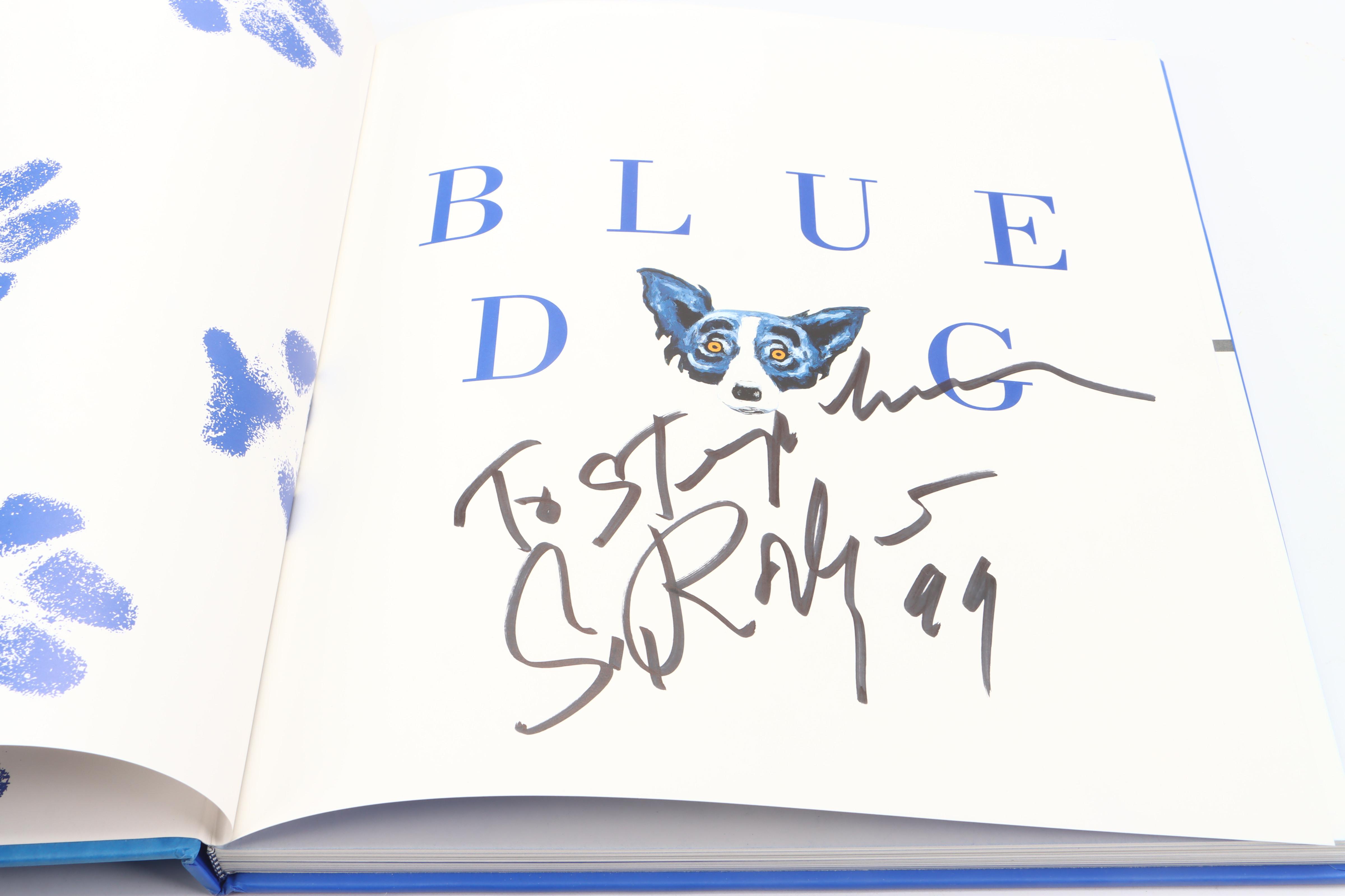 Signed "Blue Dog" by George Rodrigue and Lawrence S. Freundlich, 1994