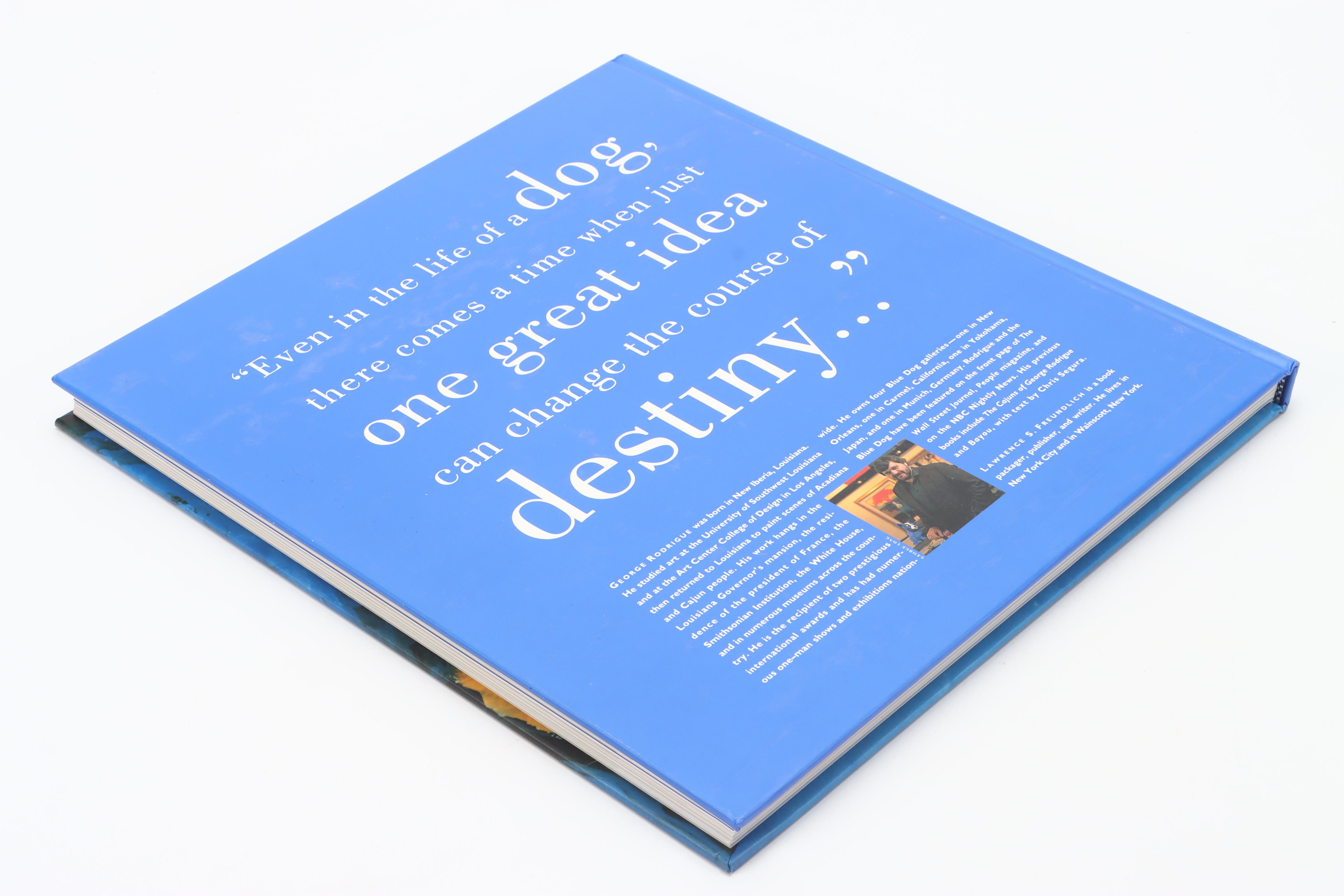 Signed "Blue Dog" by George Rodrigue and Lawrence S. Freundlich, 1994