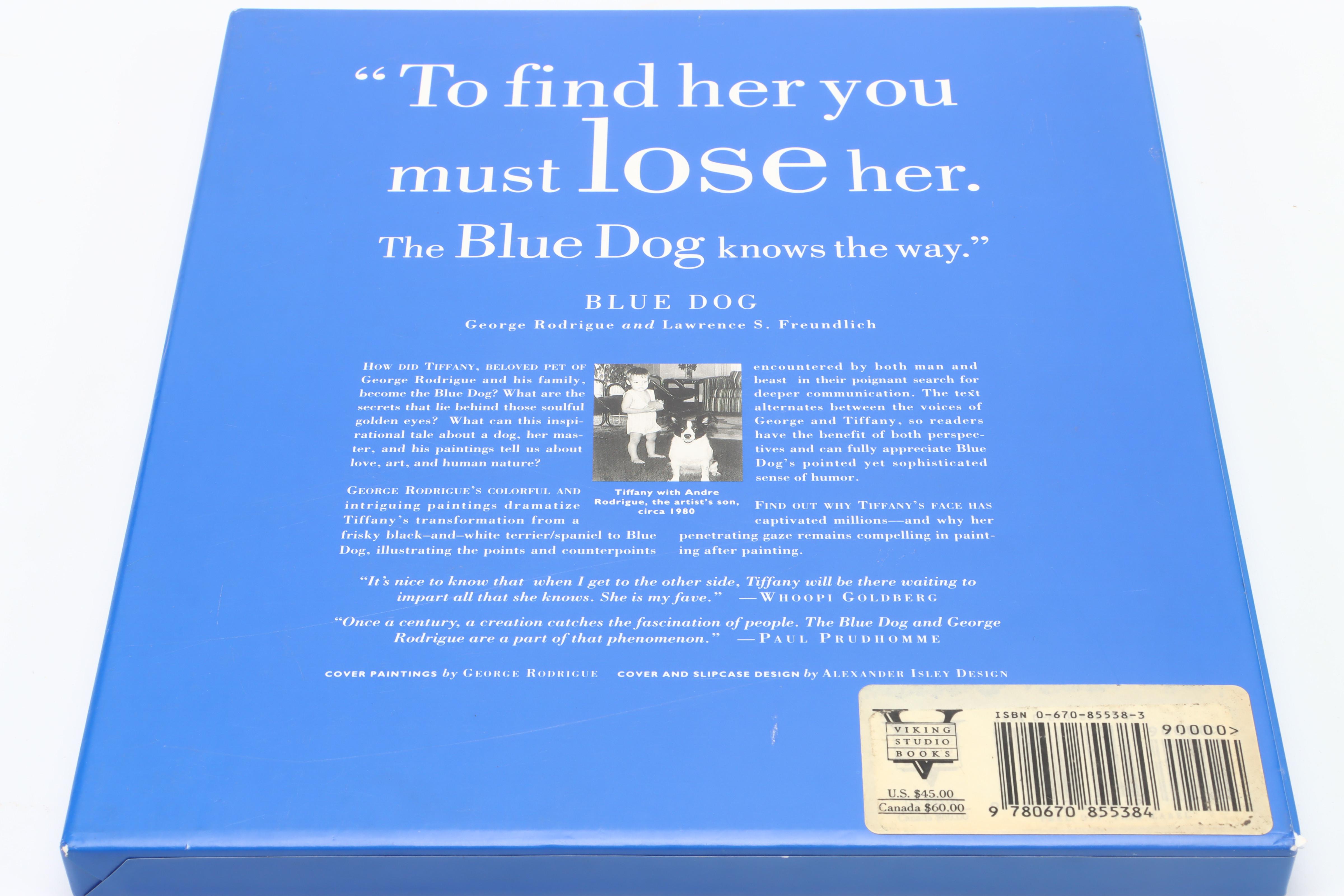 Signed "Blue Dog" by George Rodrigue and Lawrence S. Freundlich, 1994