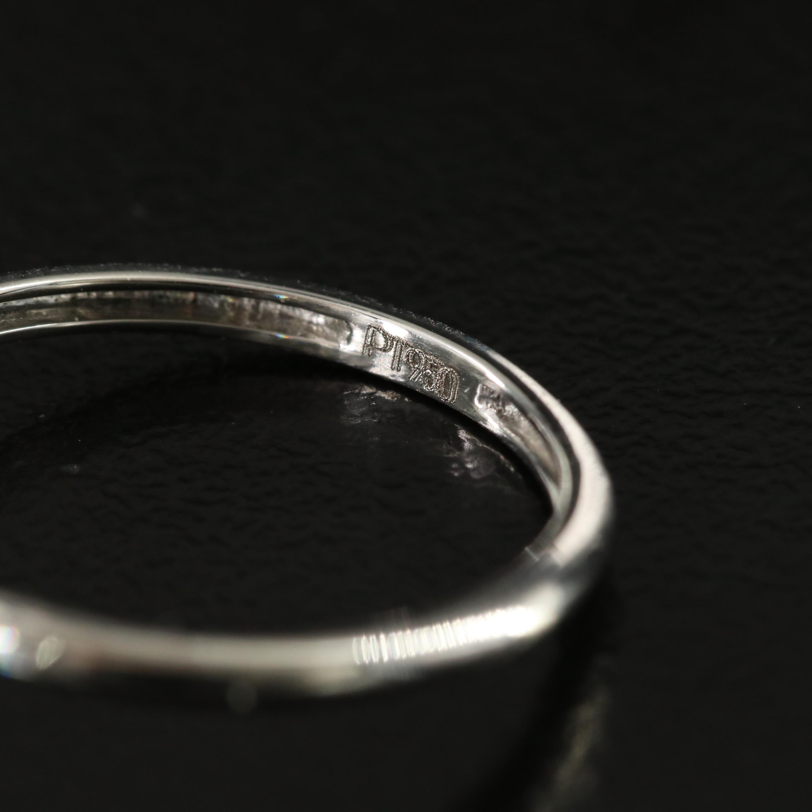 Platinum 6.47 CT Lab Grown Diamond Solitaire Ring with IGI Report