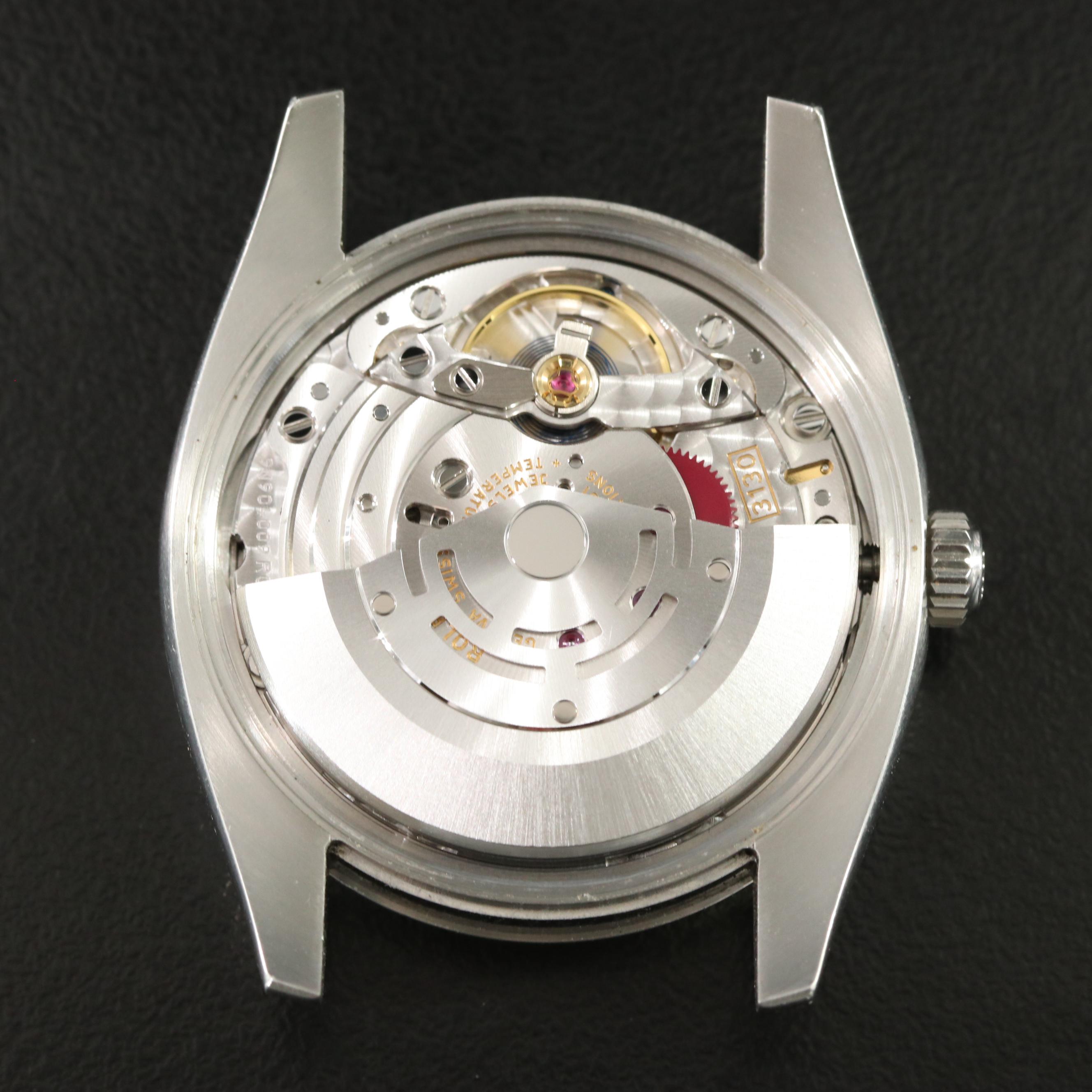 Rolex Oyster Perpetual 114200 Olive Green 34mm Steel Automatic Watch