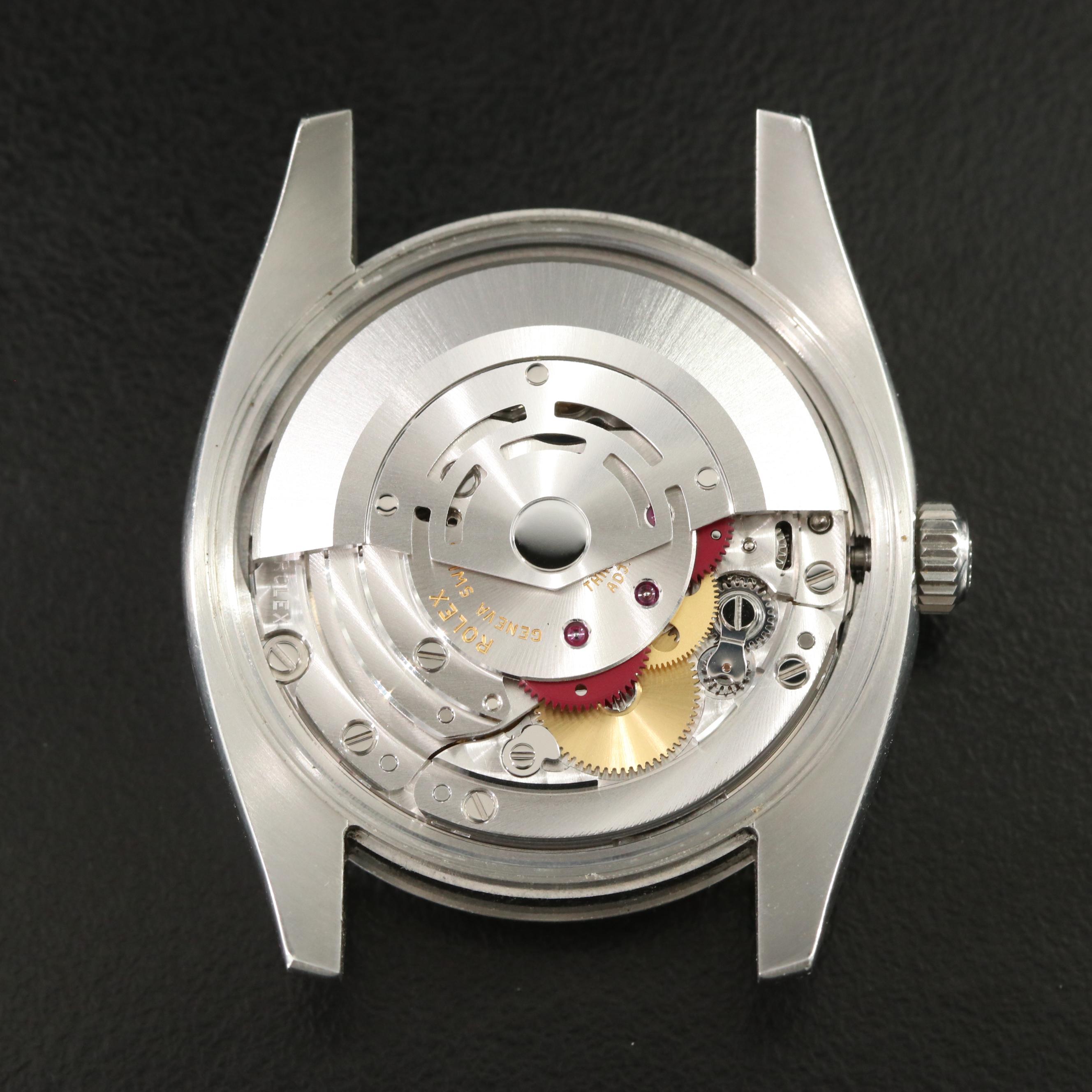 Rolex Oyster Perpetual 114200 Olive Green 34mm Steel Automatic Watch