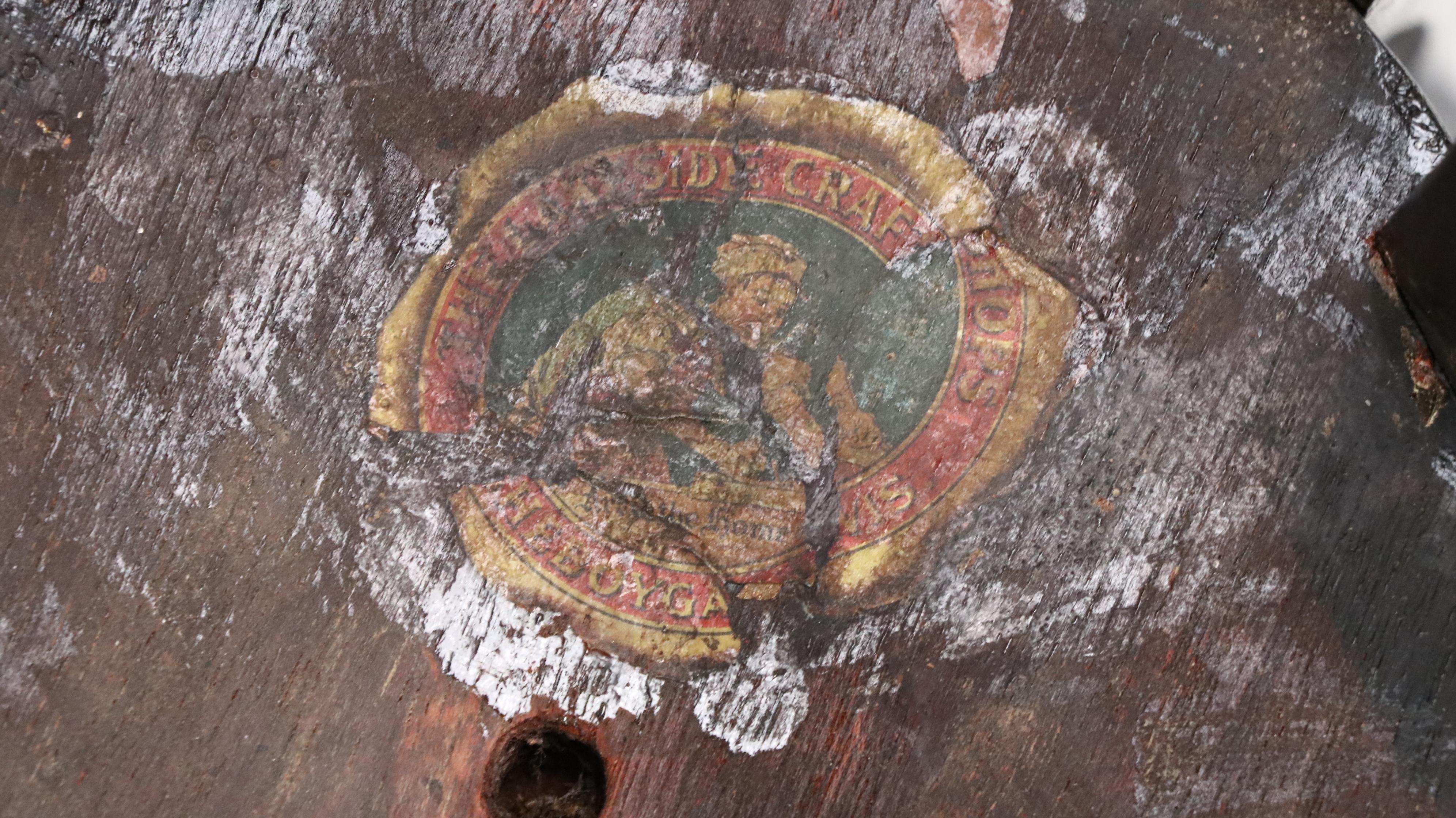 Sheboygan Lakeside Craft Shop Jardinière Stand with Brass Planter