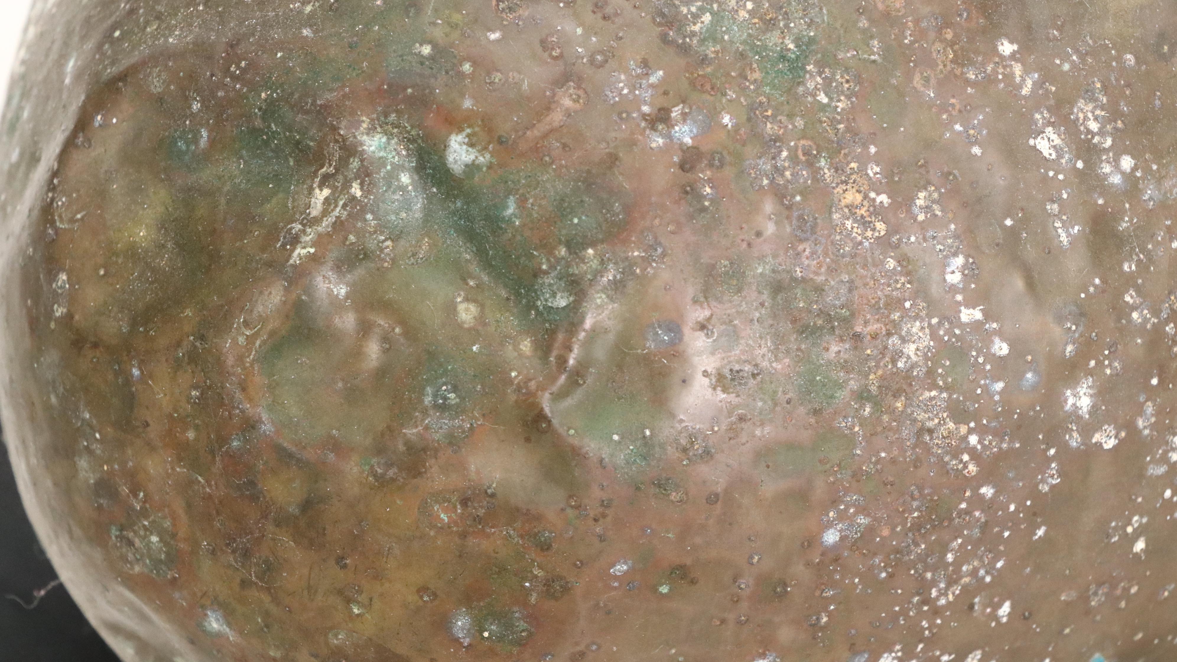 Sheboygan Lakeside Craft Shop Jardinière Stand with Brass Planter