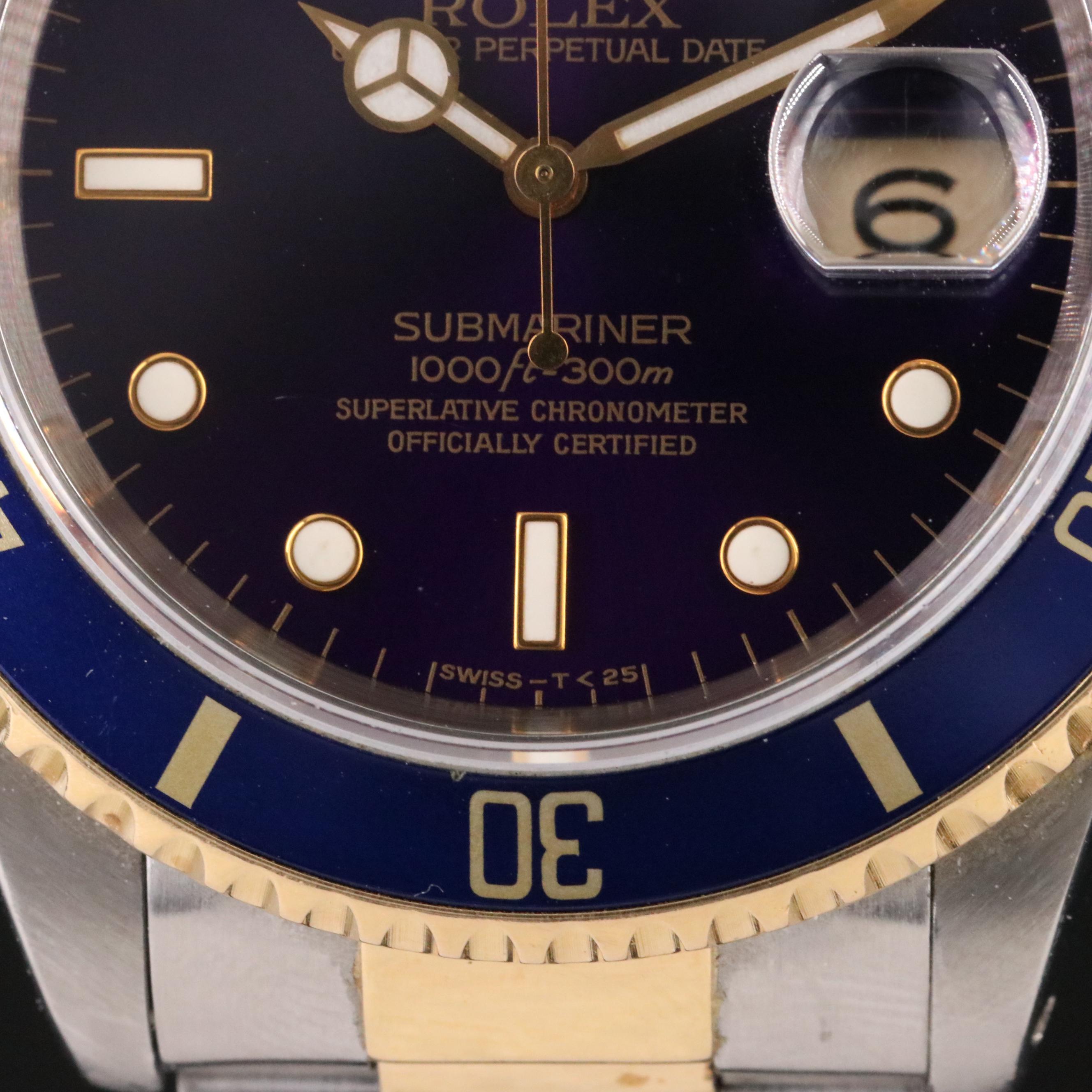 1991 Rolex Submariner Date Two-Tone Watch