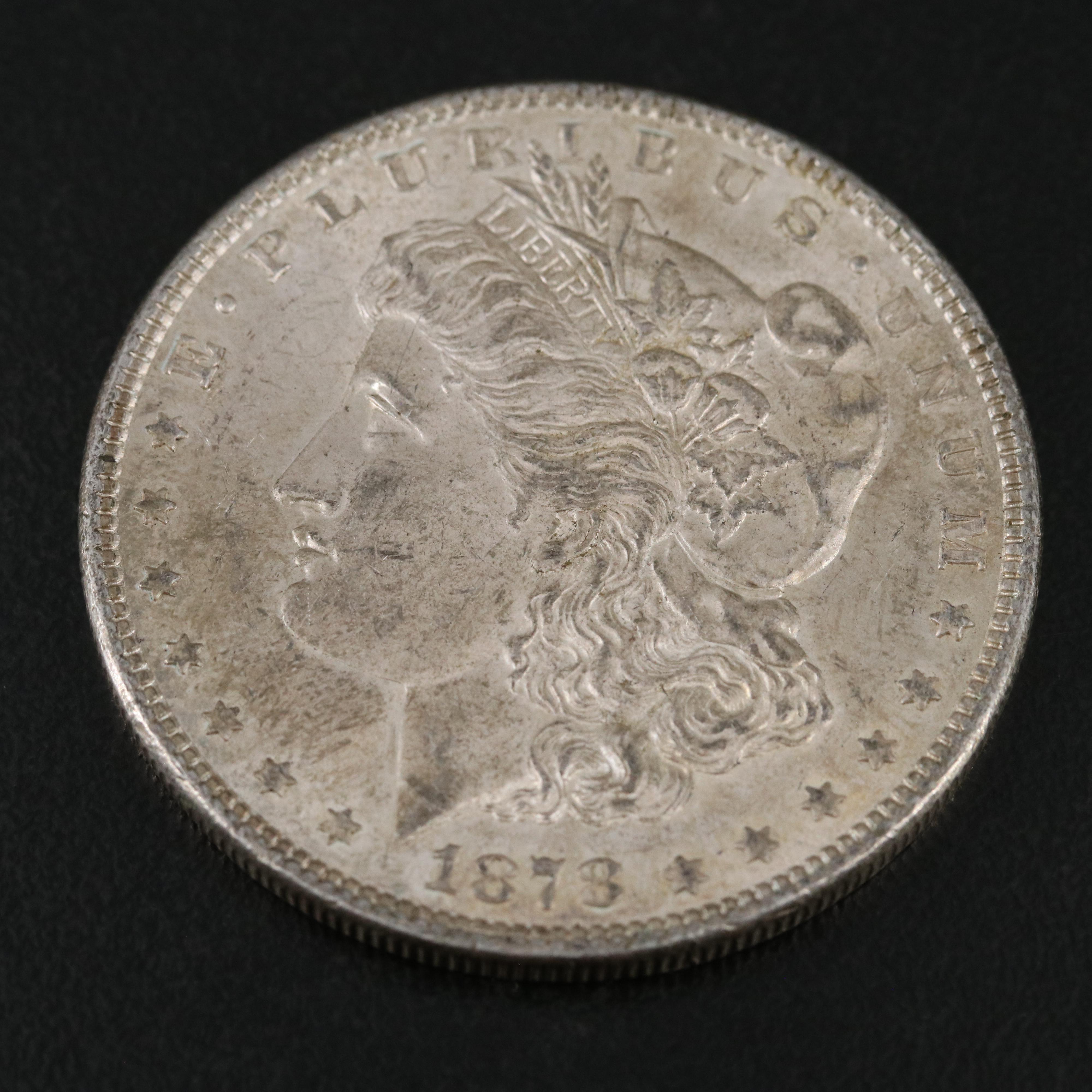 Two 1878 Seven Tail Feathers Morgan Dollars