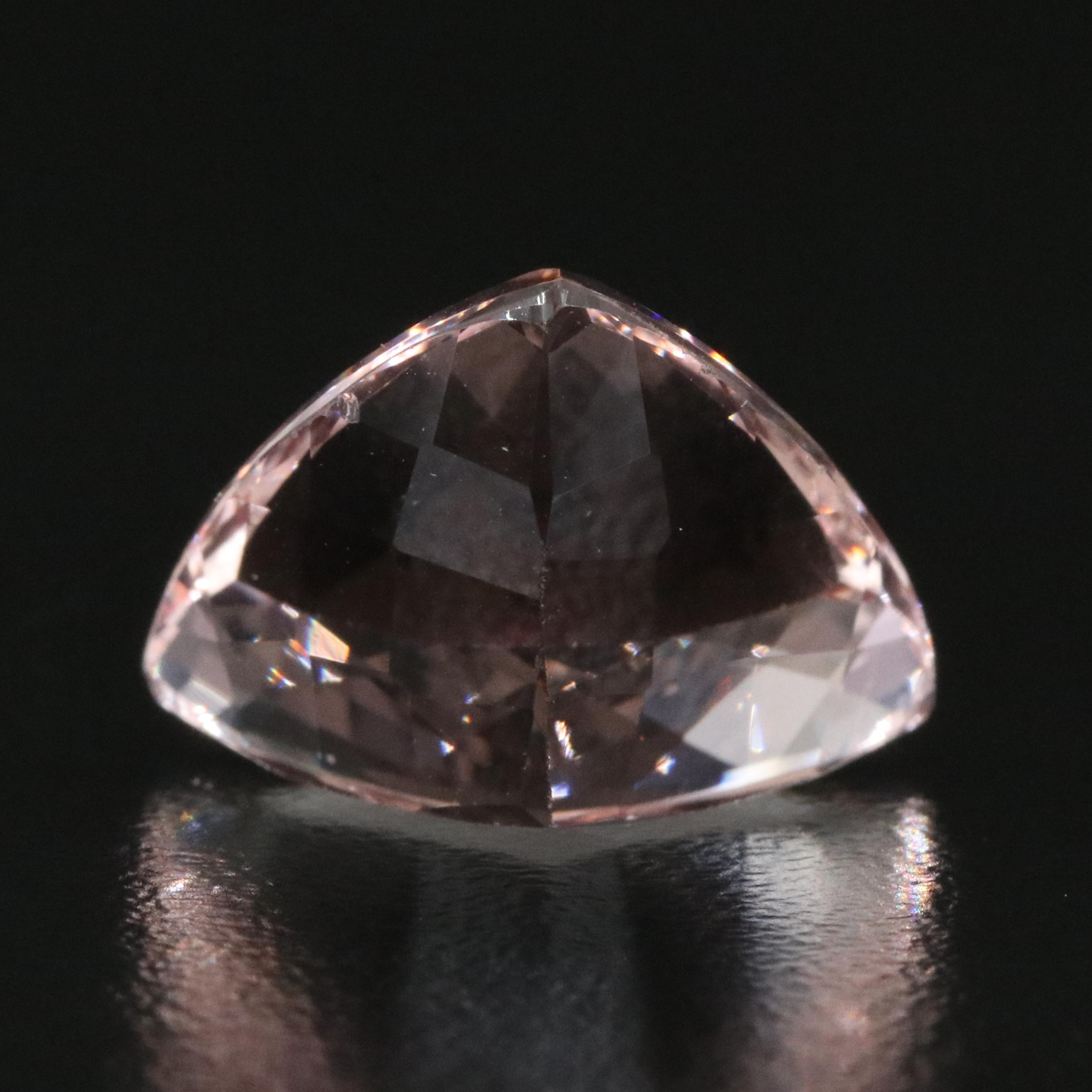 Loose 9.28 CT Morganite with GIA Report