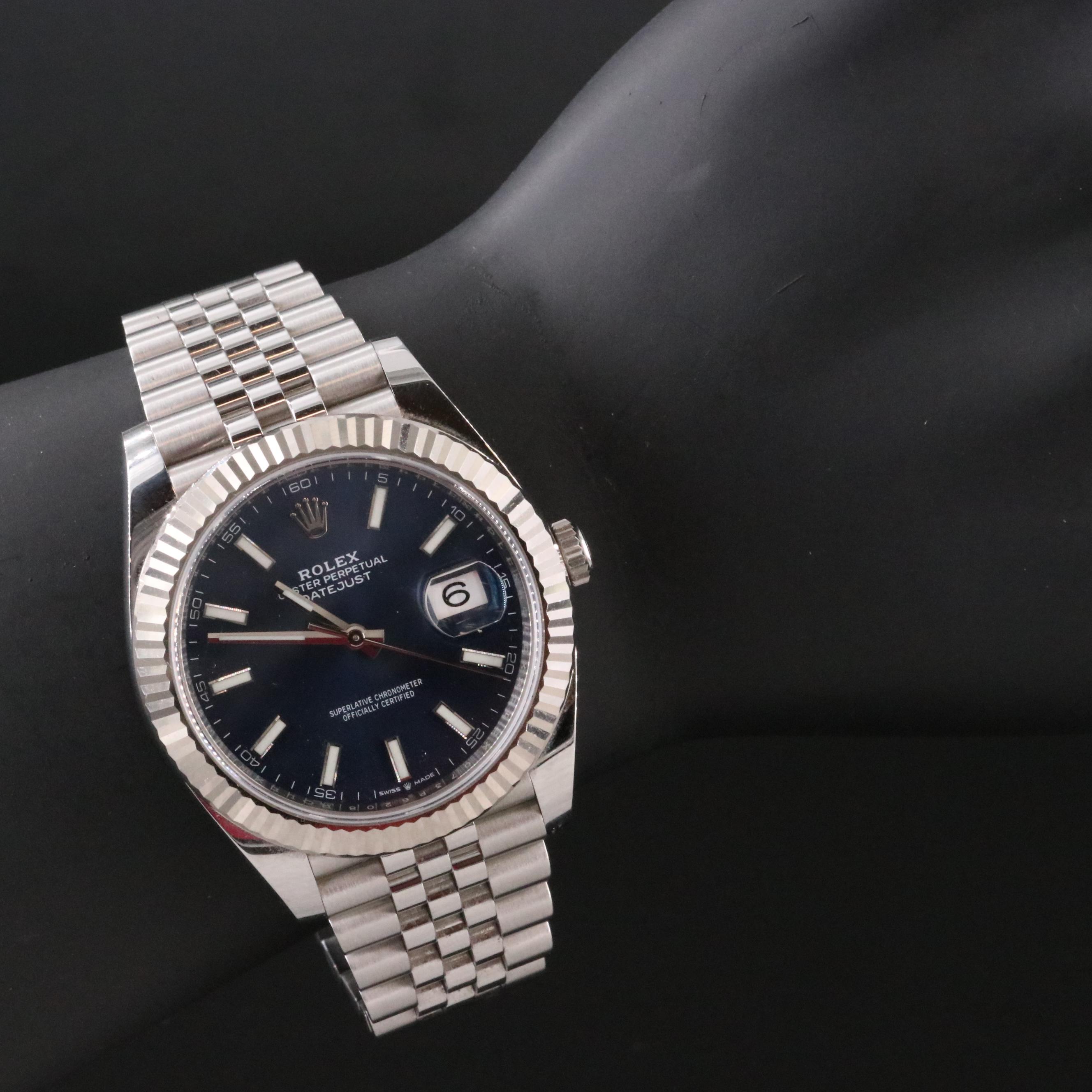 Rolex Datejust 41mm Oystersteel and White Gold Watch