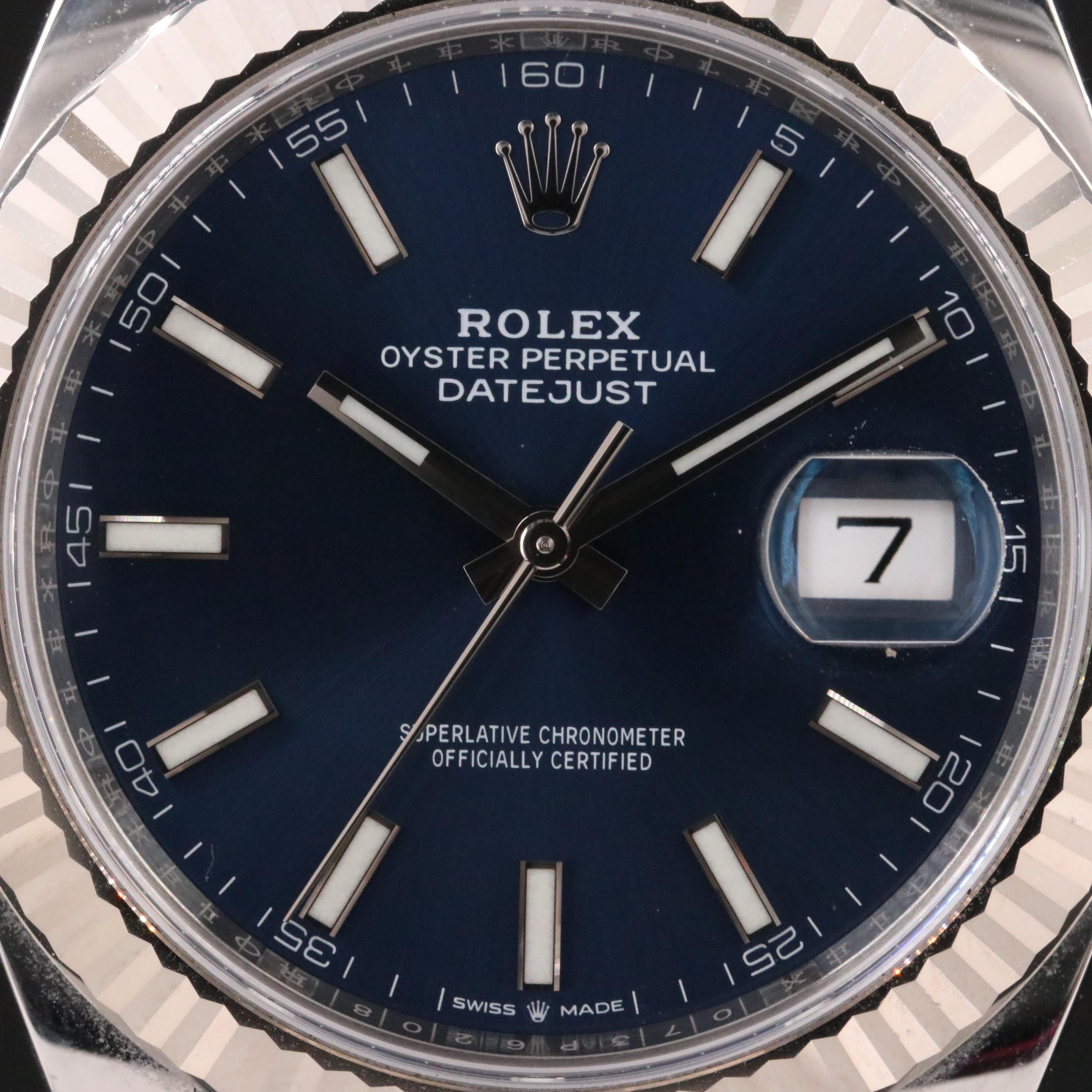 Rolex Datejust 41mm Oystersteel and White Gold Watch